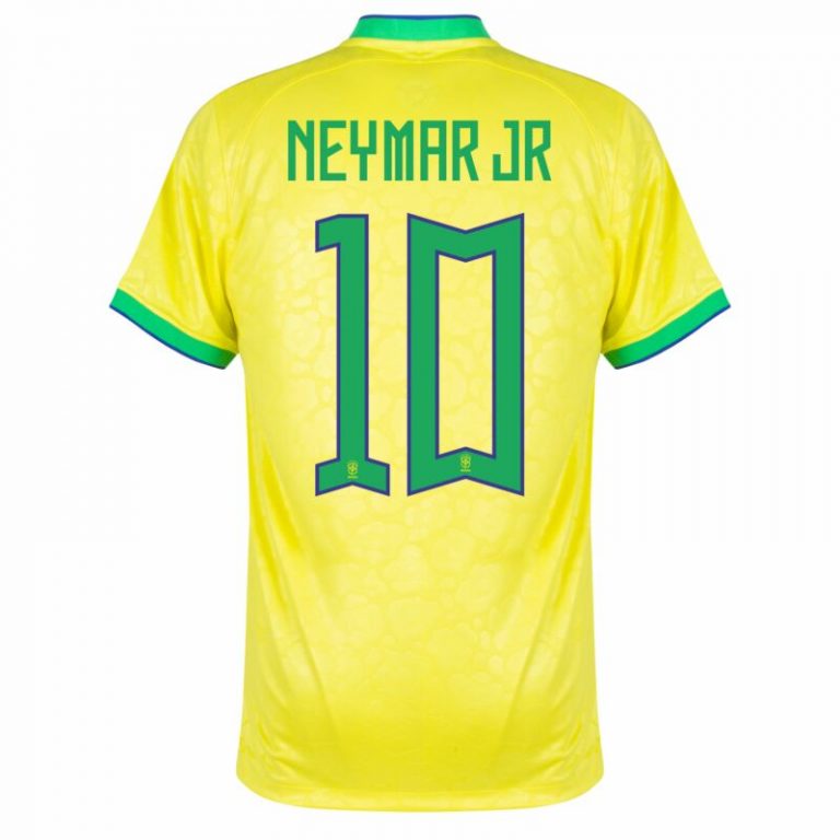 MAILLOT ENFANT DOMICILE BRESIL COUPE DU MONDE 2022 NEYMAR JR