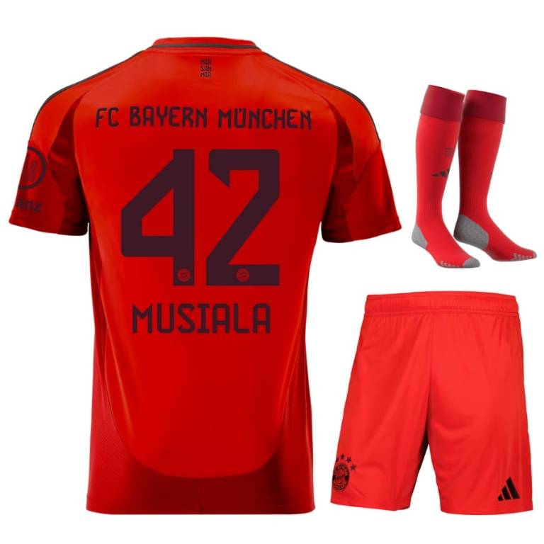Maillot Kit Enfant Bayern Munich Domicile 2024 2025 Musiala