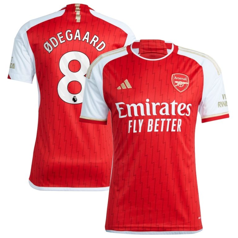MAILLOT ARSENAL DOMICILE 2023 2024 ODEGAARD