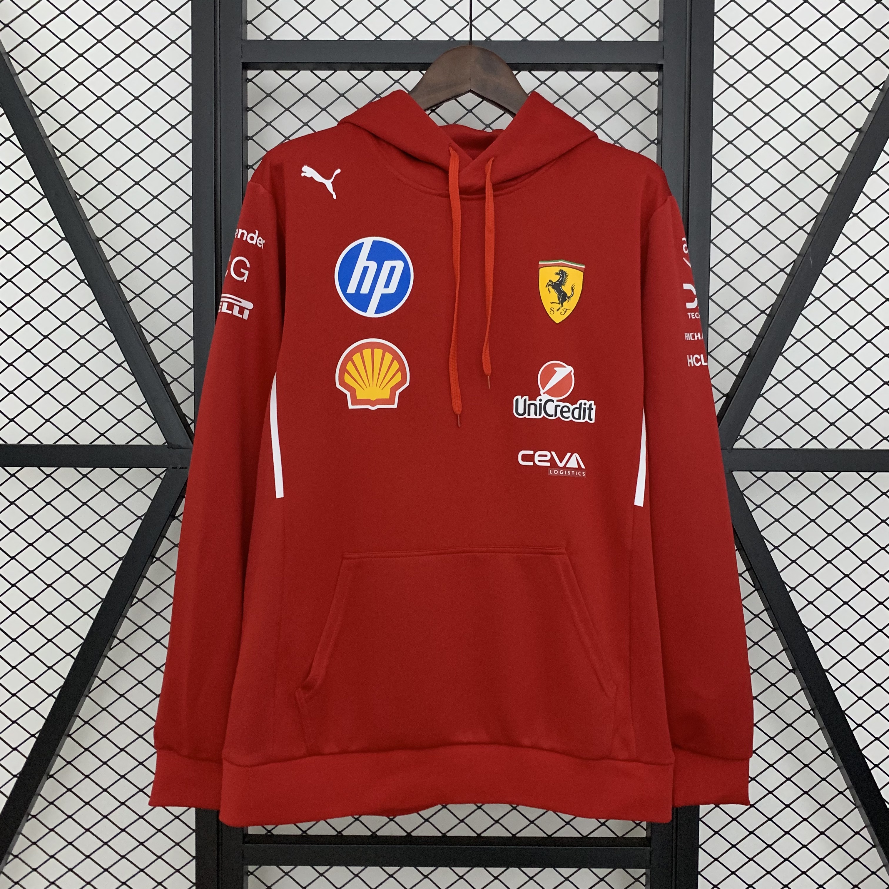 Ferrari 2025 sweatshirt with hood