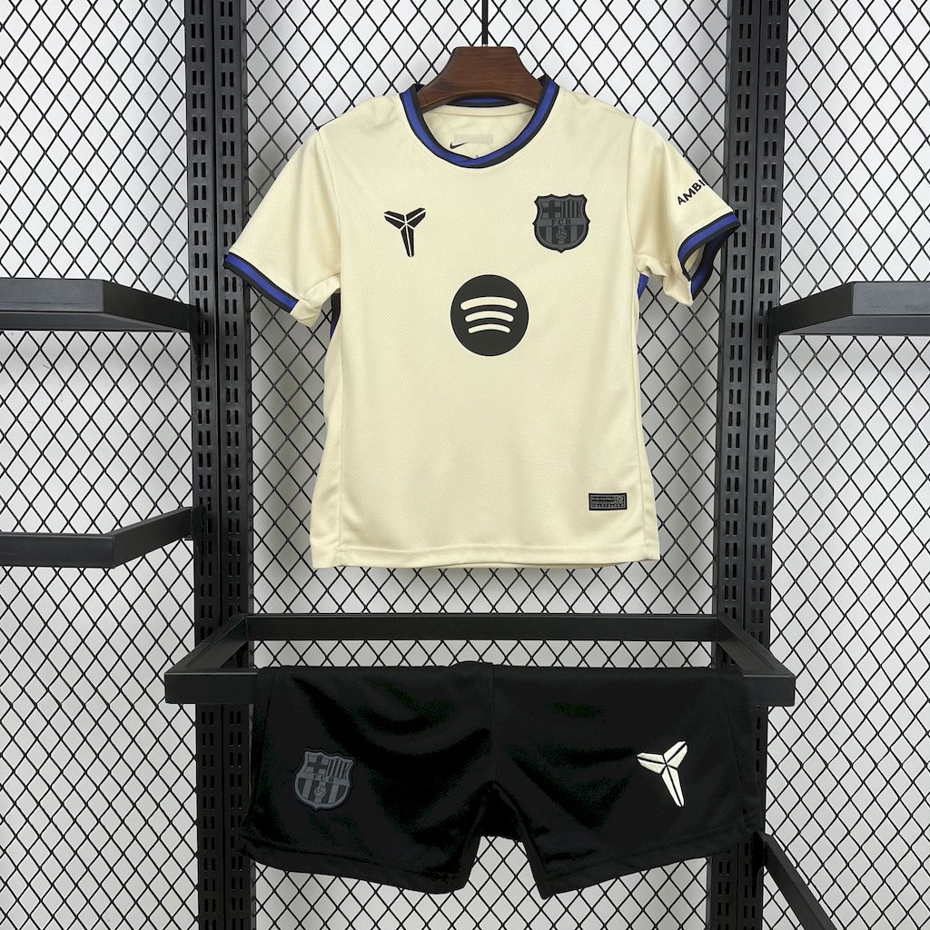 Barcelona 2025/26 Away Kids Kit