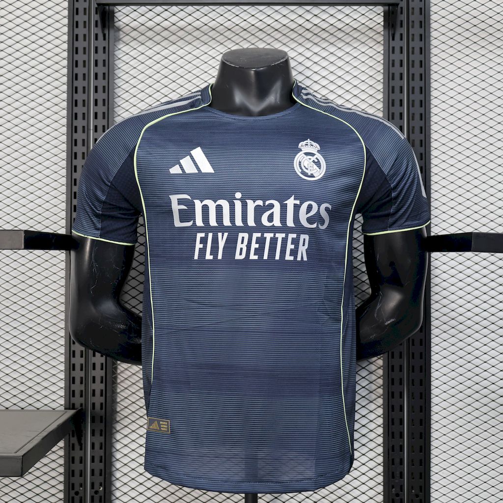 Real Madrid 2025/26 Away Jersey Player Version S-4XL