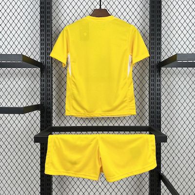 Atletico Madrid 2025/26 Yellow Goalkeeper Kids Kit