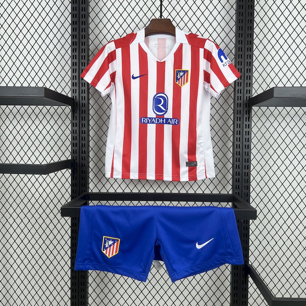 Atletico Madrid 2025/26 Home Kids Kit