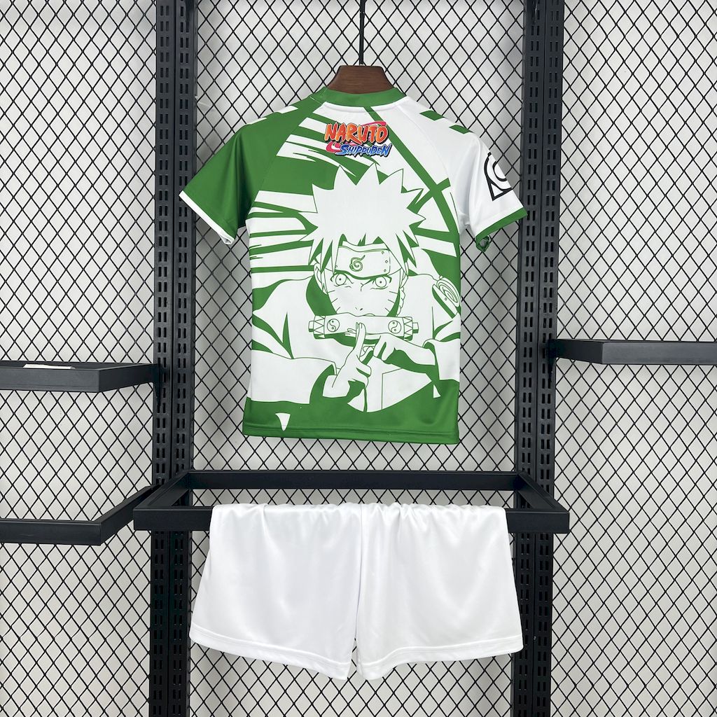 Real Betis 2025/26 Hummel x Limited-edition Naruto Kids Kit