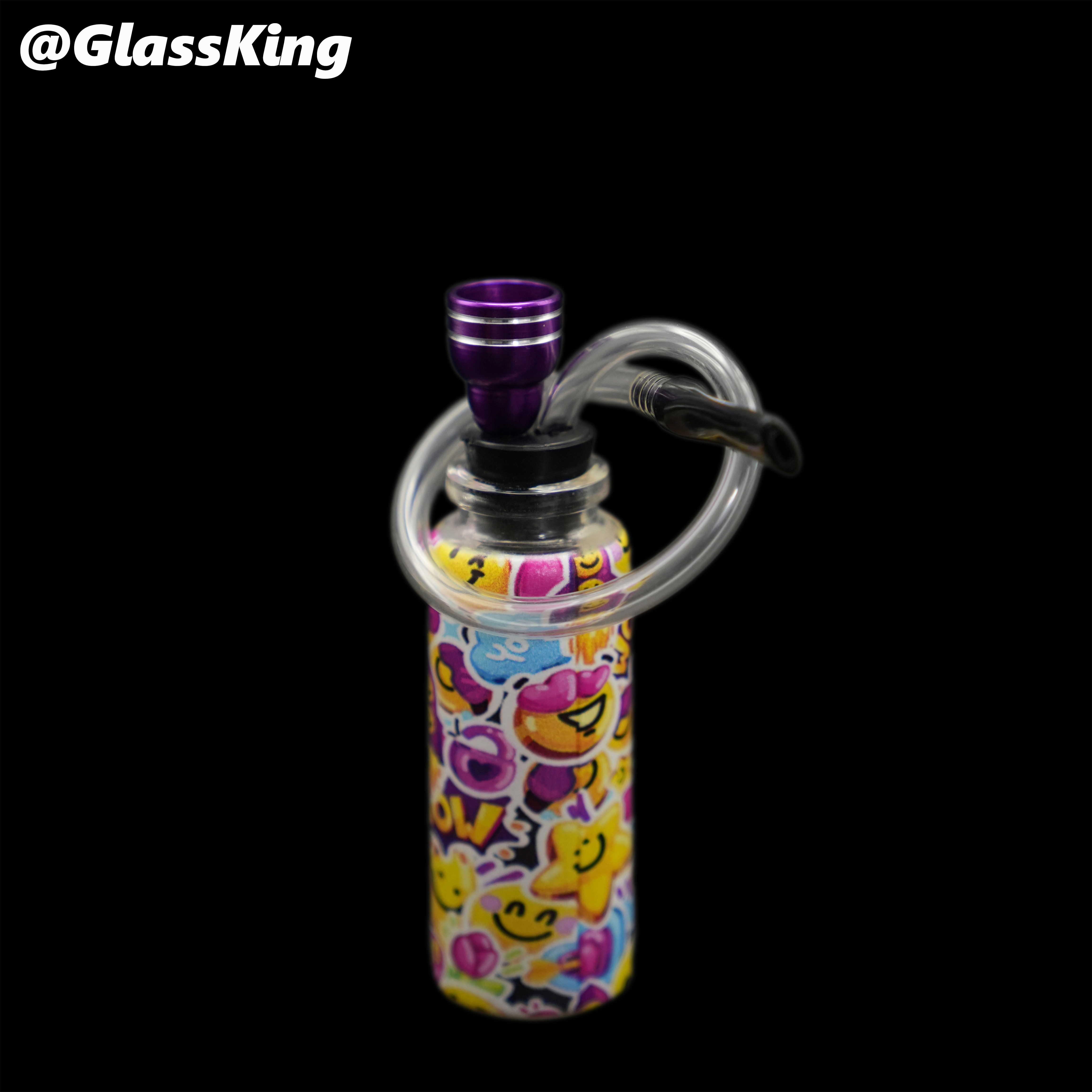 GlassKing Emoticon Hookah, Share a Fun Moment