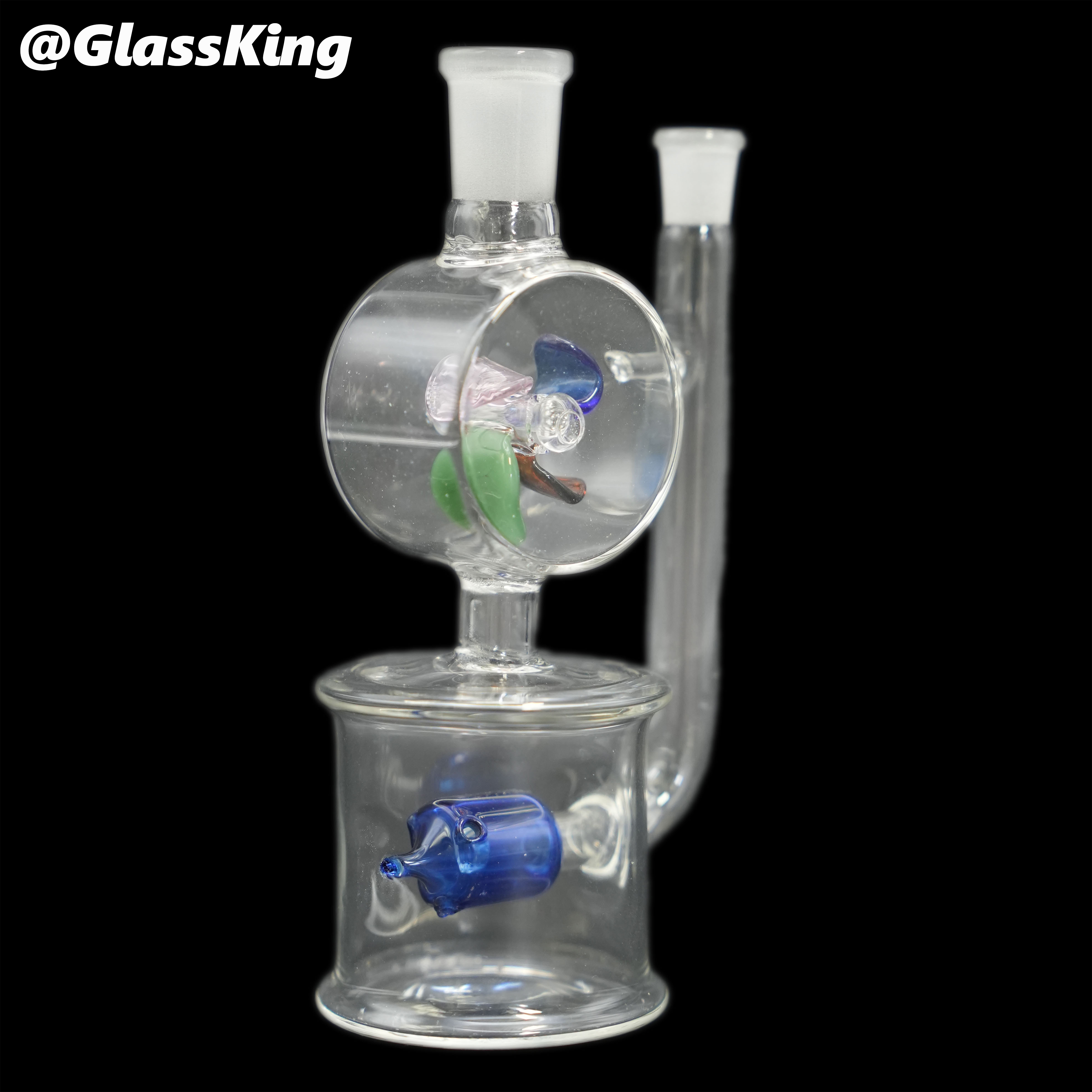 GlassKing Artistic Percolator Water Pipe 013