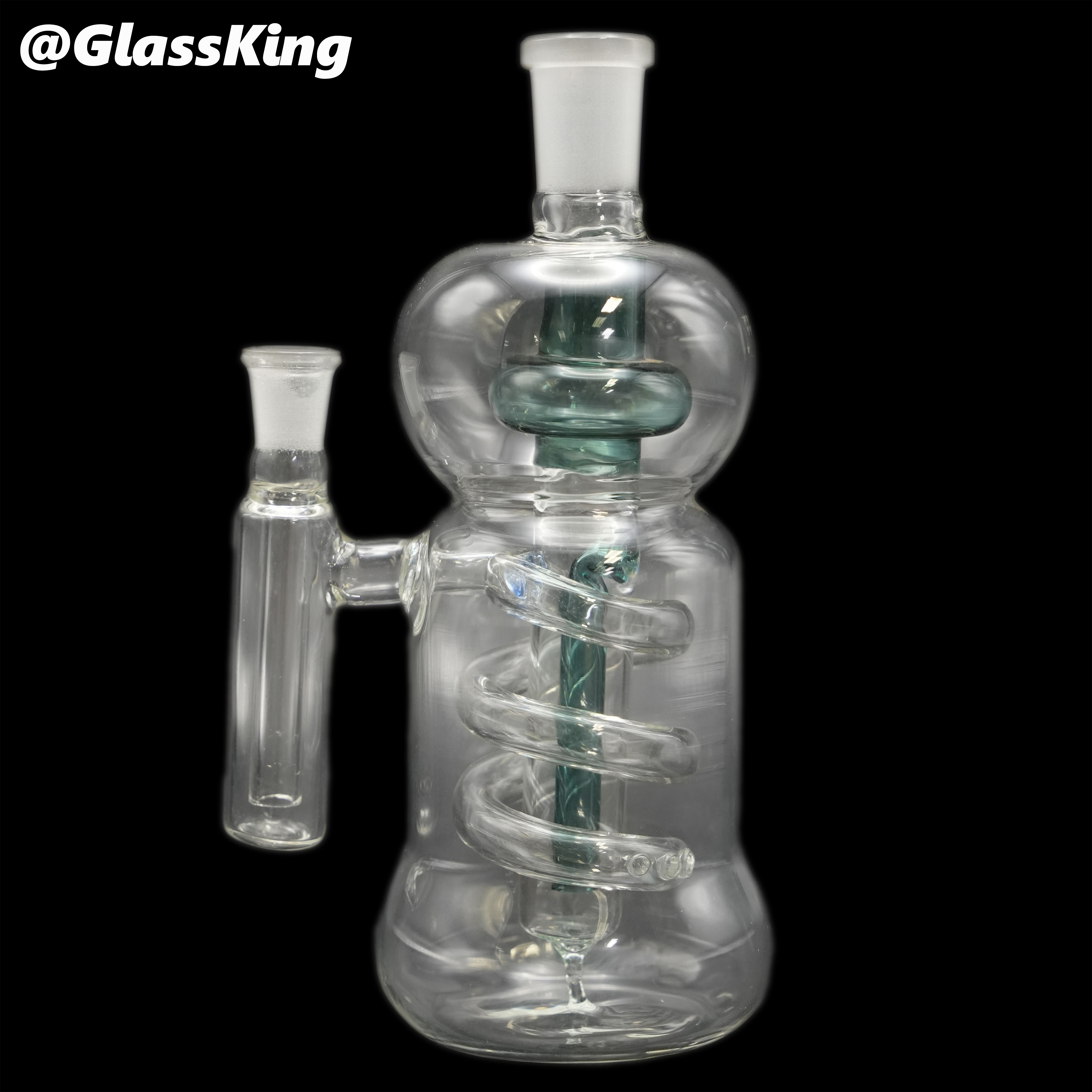 GlassKing Spiral Percolator Water Pipe 011