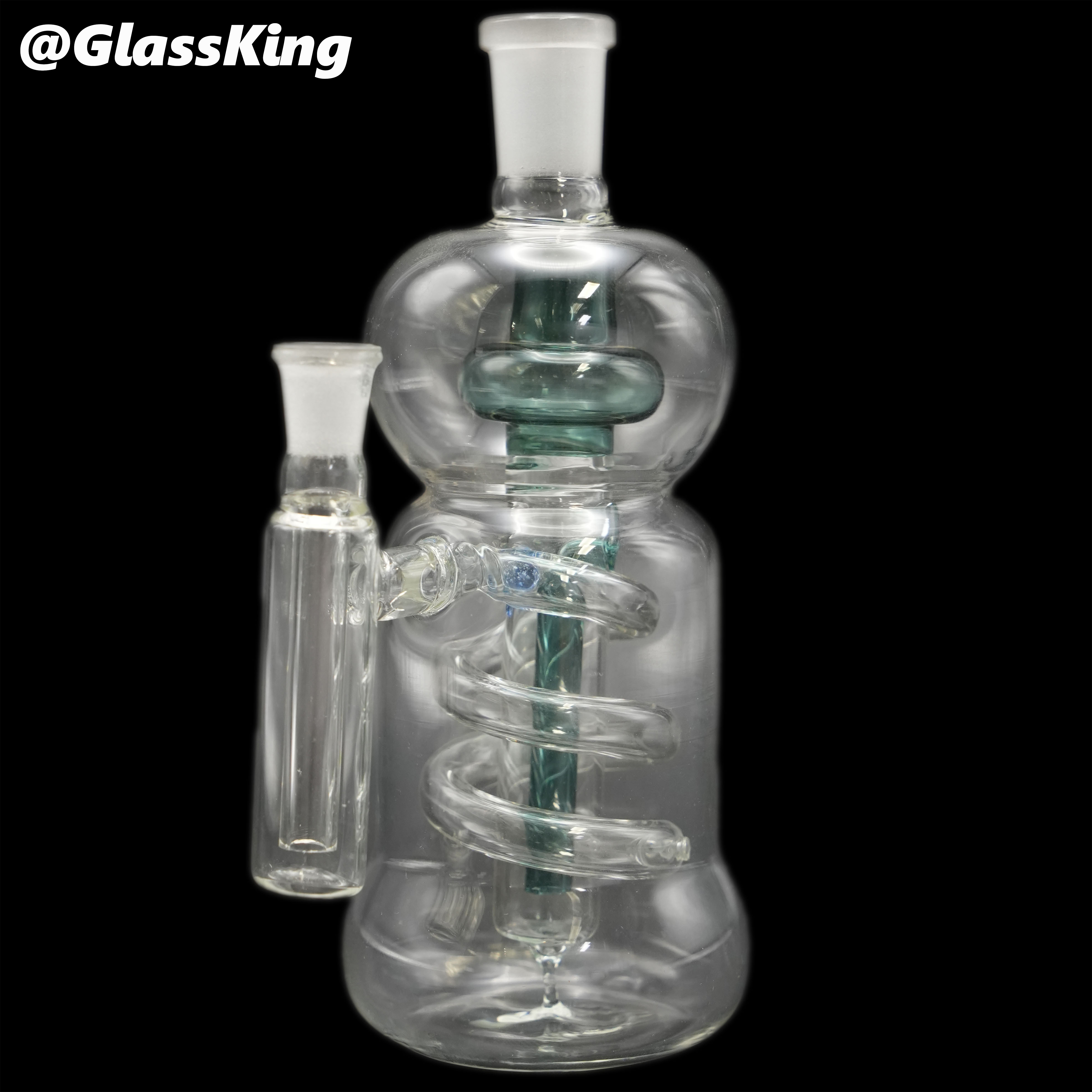 GlassKing Spiral Percolator Water Pipe 011