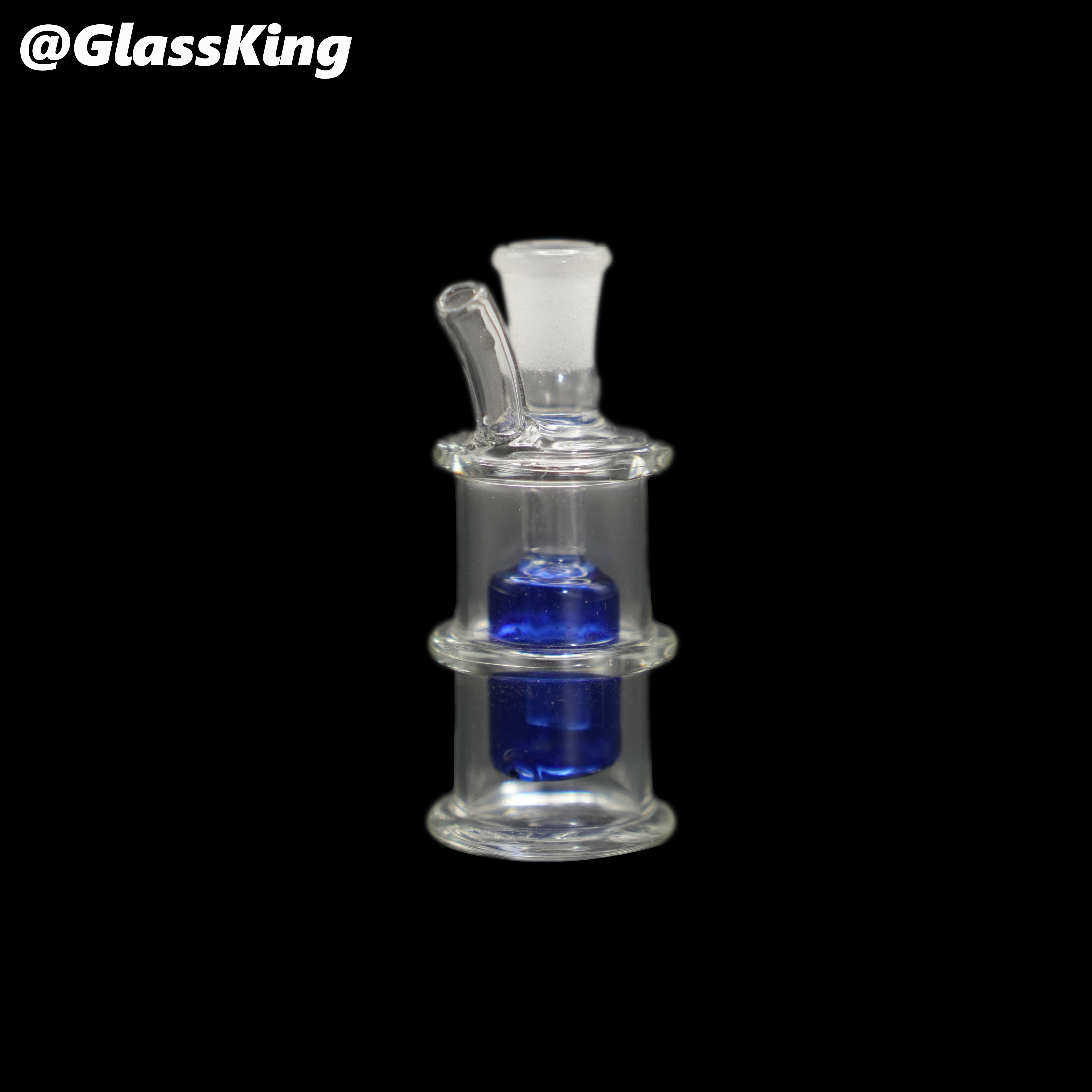 GlassKing Blue Percolator Water Pipe 023