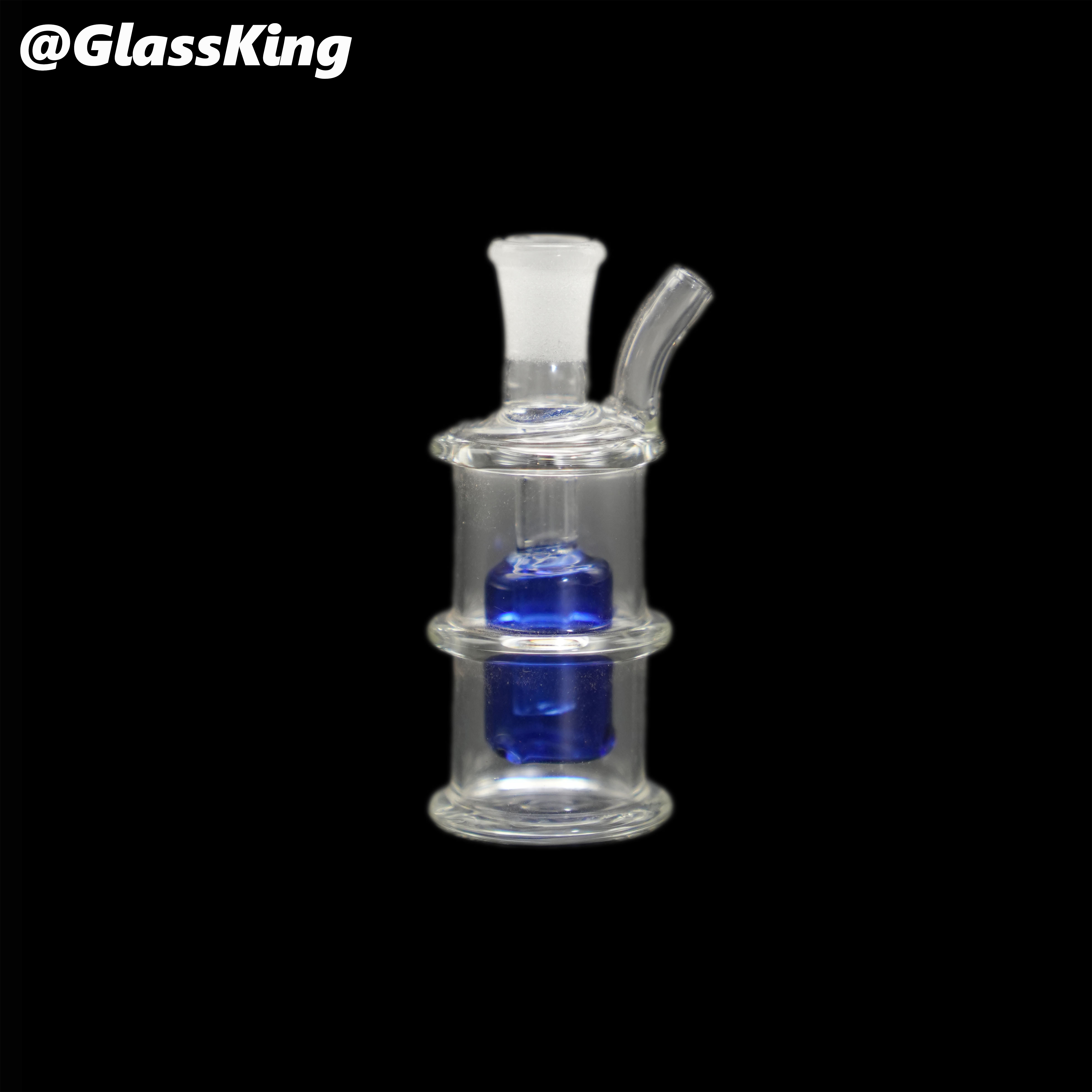 GlassKing Blue Percolator Water Pipe 023
