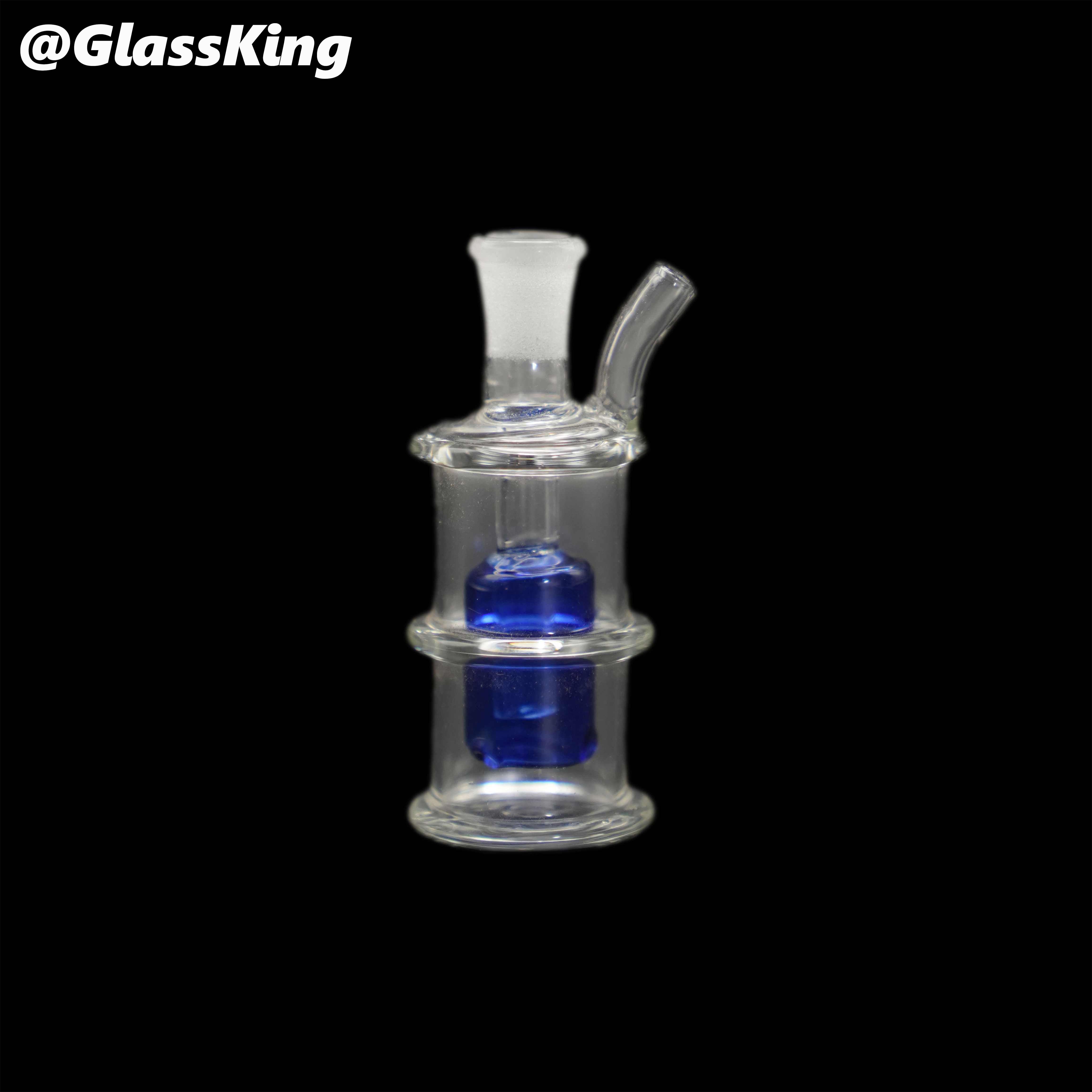 GlassKing Blue Percolator Water Pipe 023