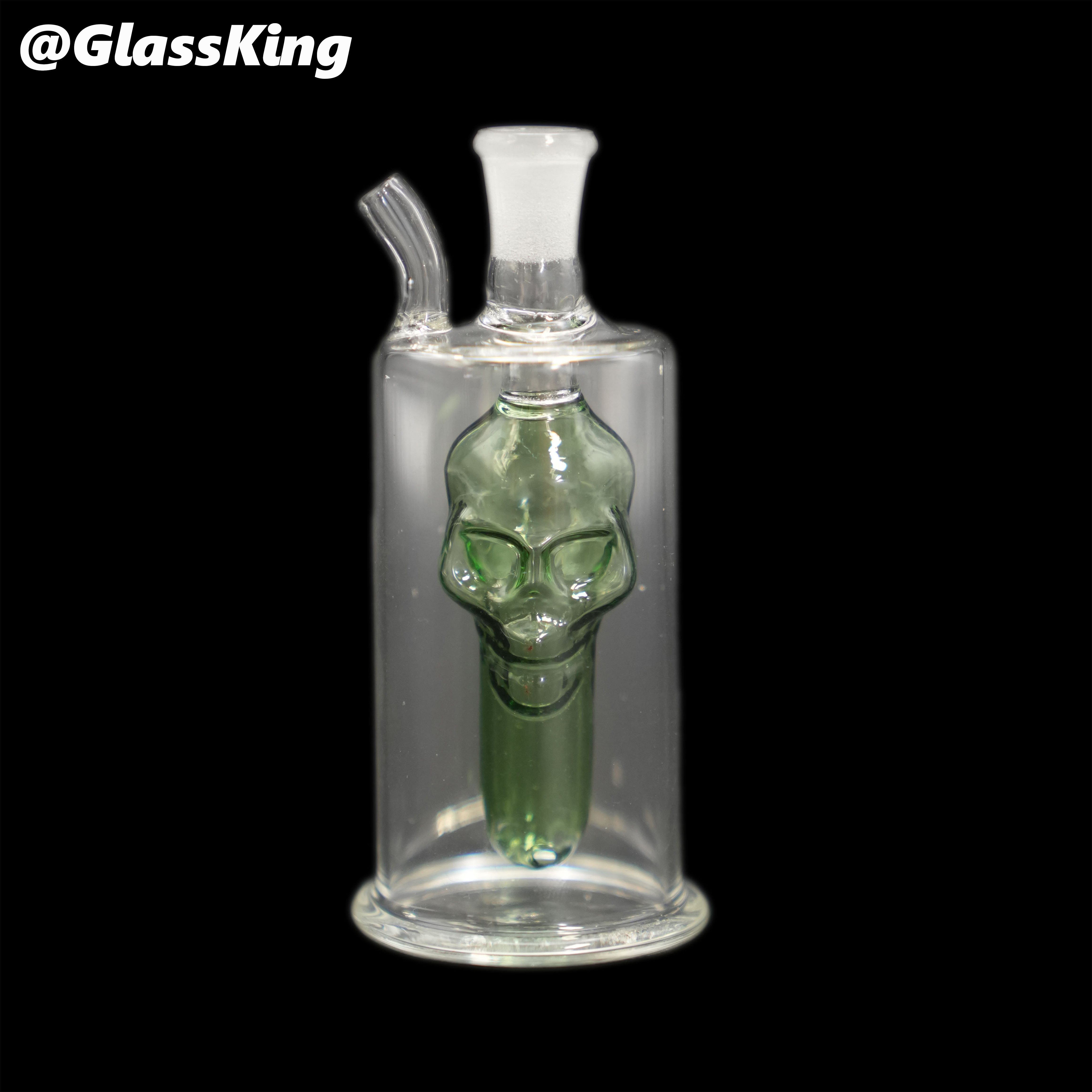 GlassKing Alien Skull Percolator Water Pipe 004