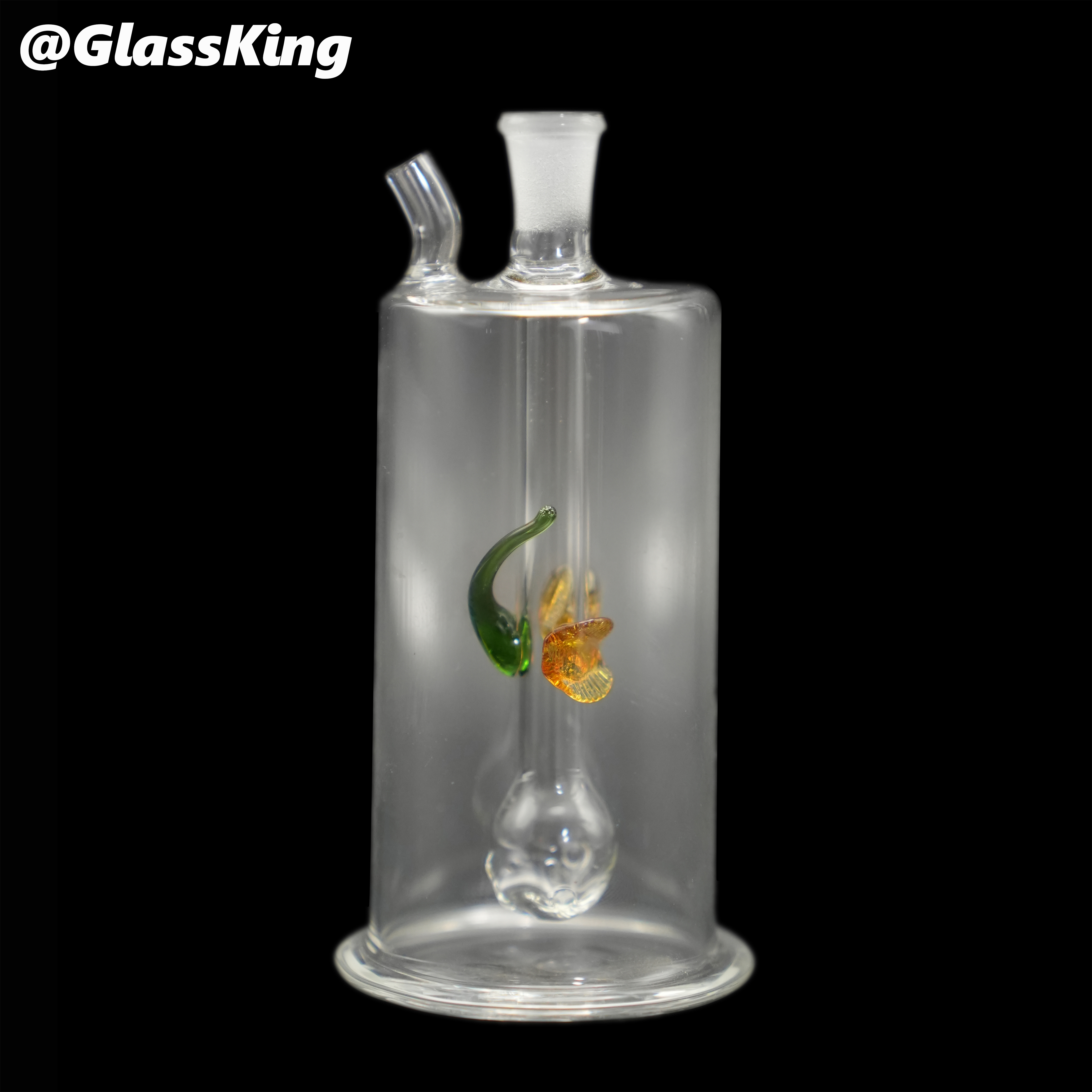 GlassKing Floral Percolator Water Pipe 007