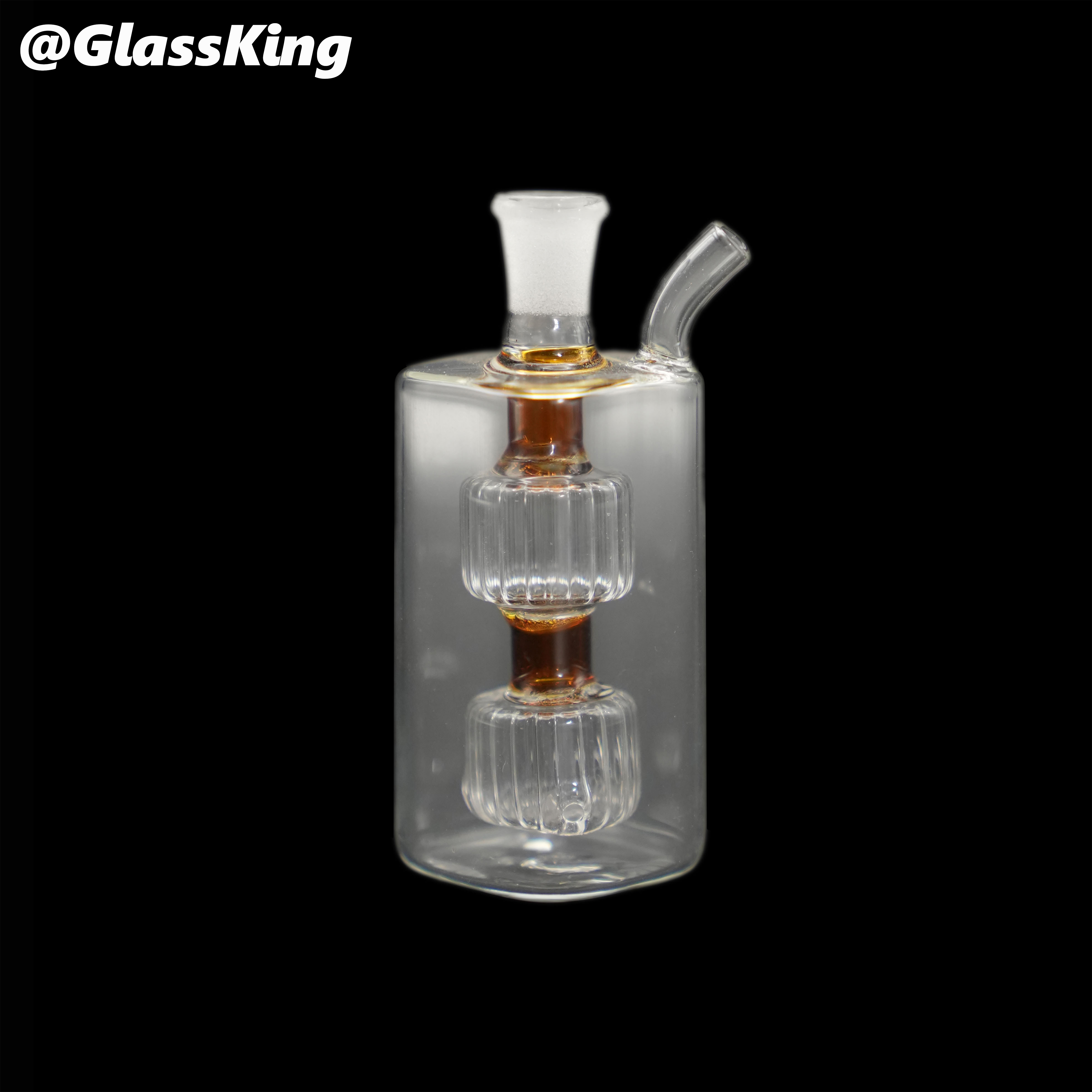 GlassKing Double Percolator Water Pipe  006