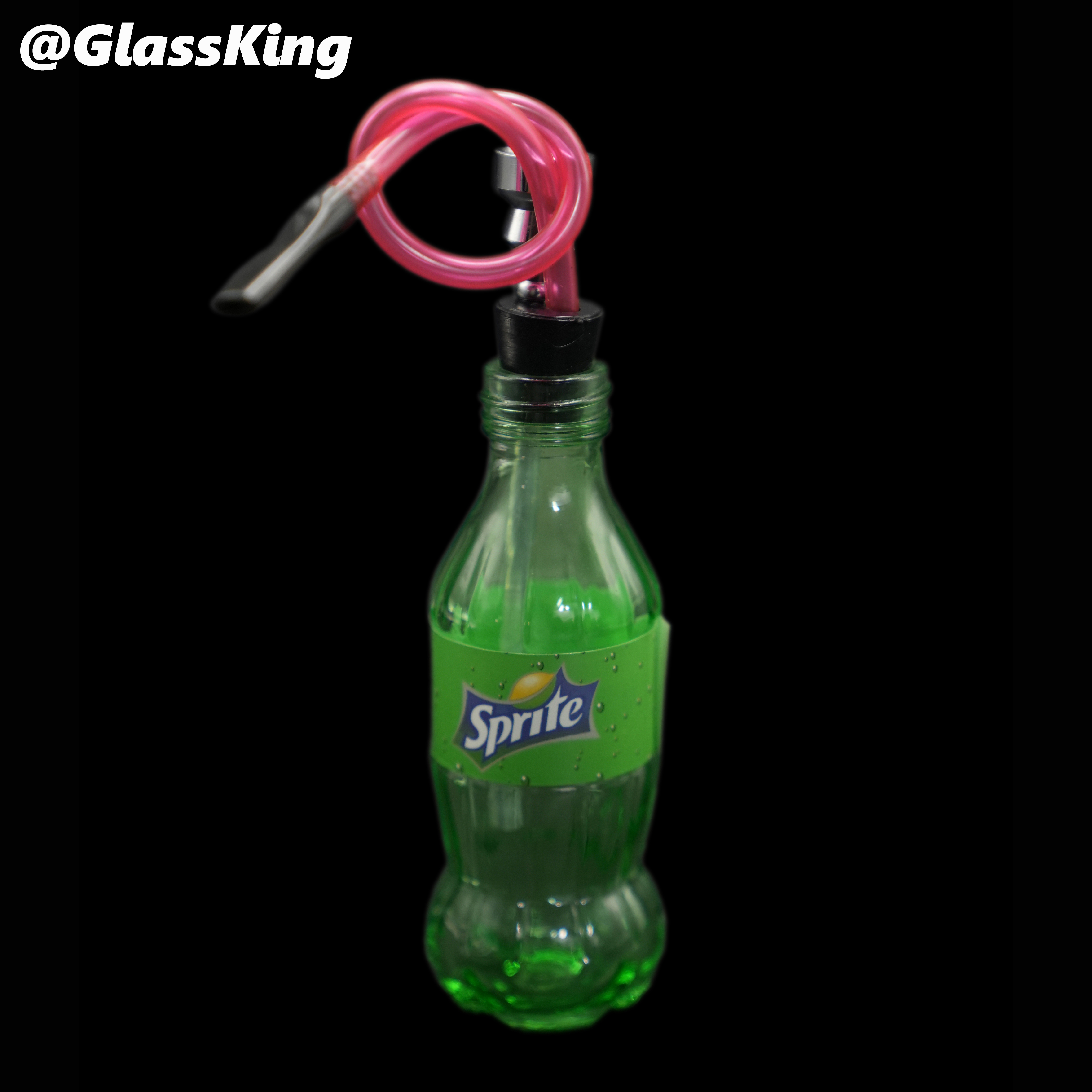 GlassKing Sprite Bottle Water Pipe 025