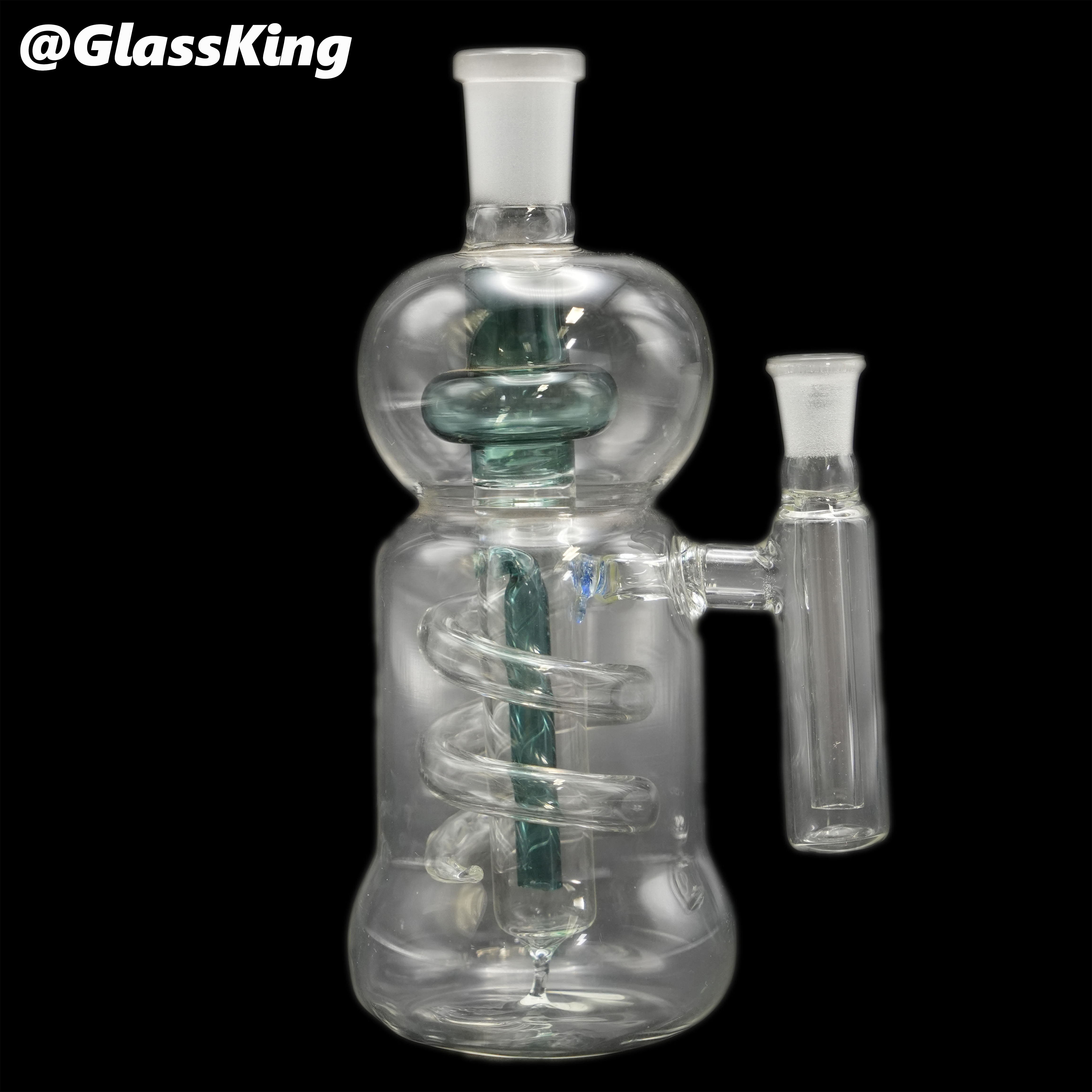 GlassKing Spiral Percolator Water Pipe 011