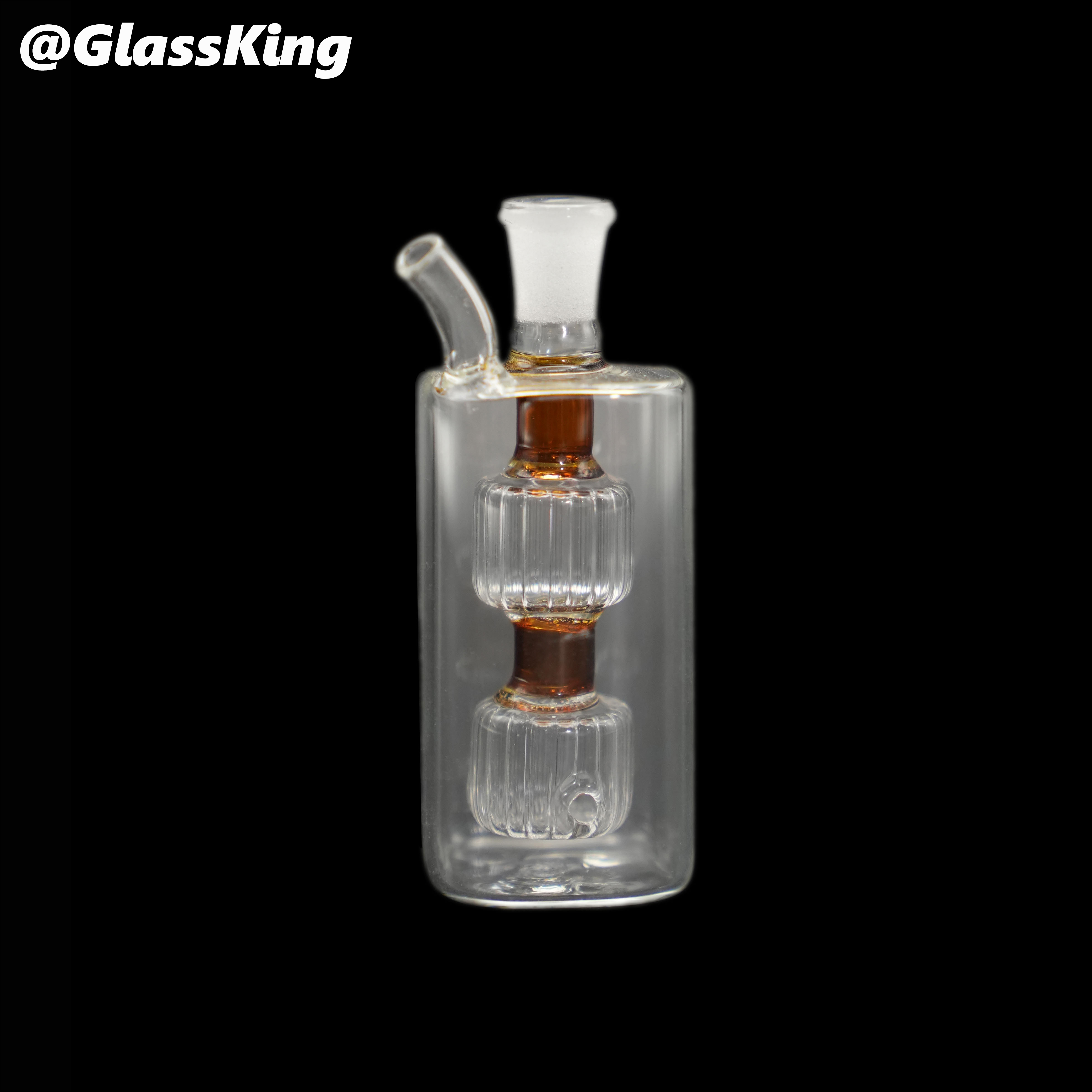 GlassKing Double Percolator Water Pipe  006