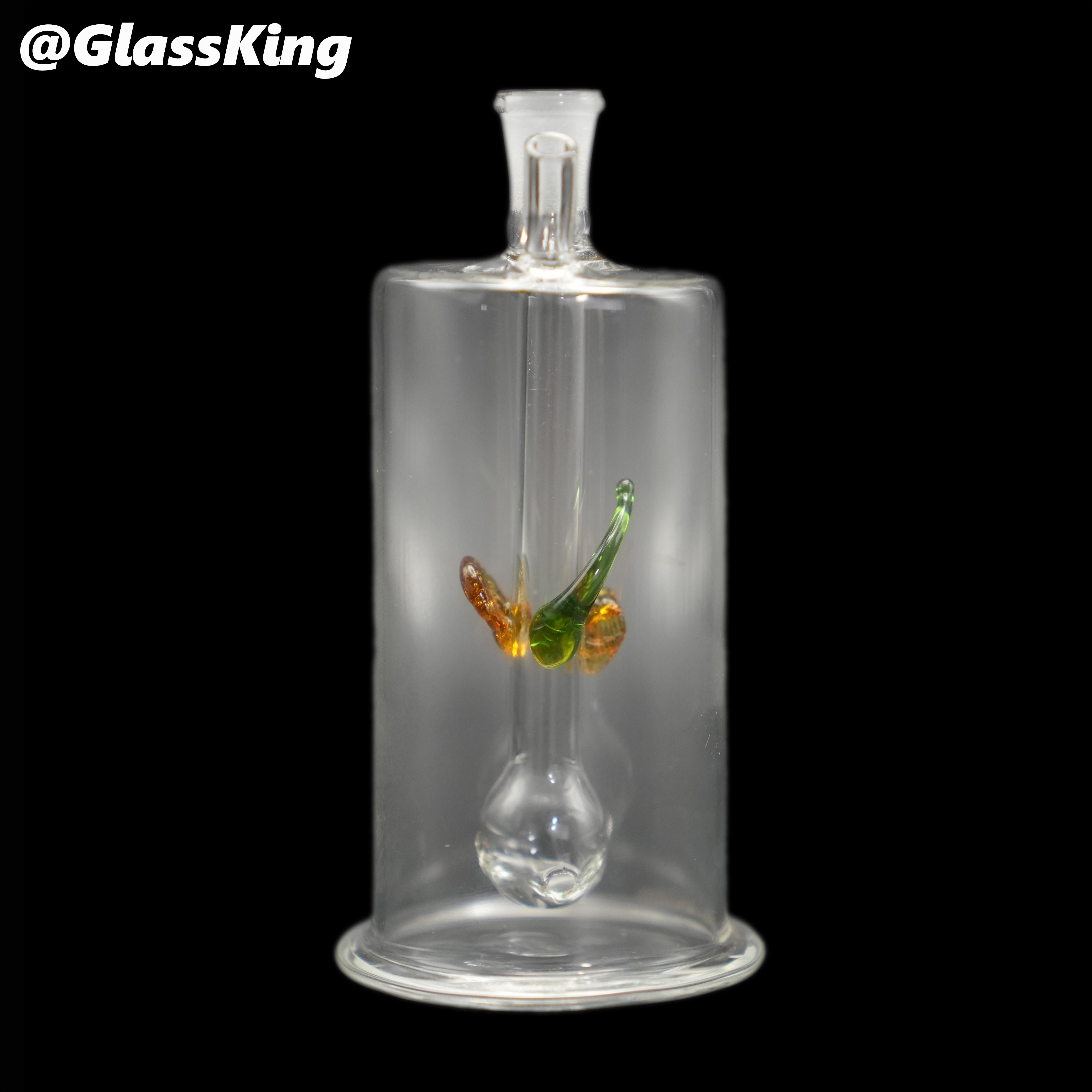 GlassKing Floral Percolator Water Pipe 007