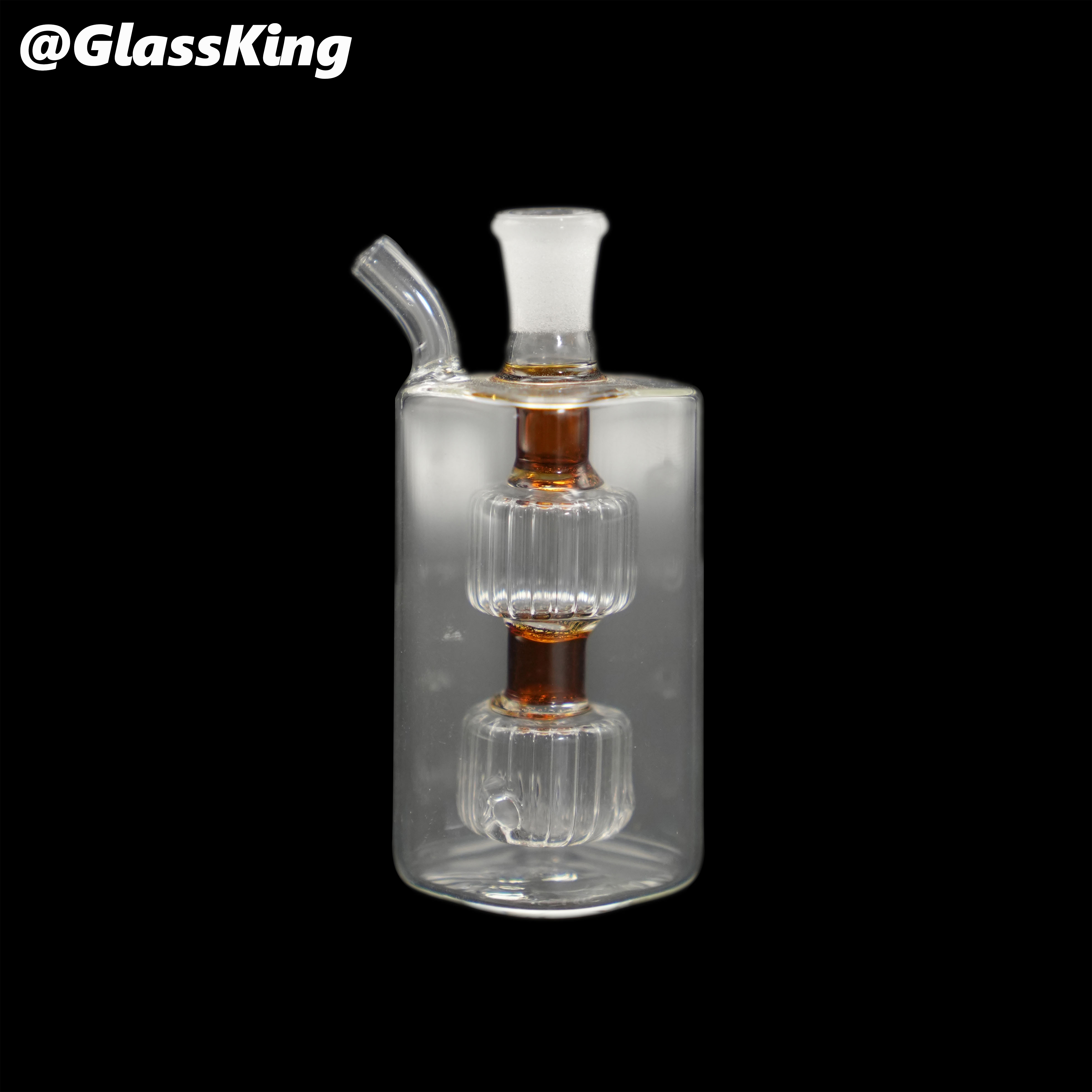 GlassKing Double Percolator Water Pipe  006