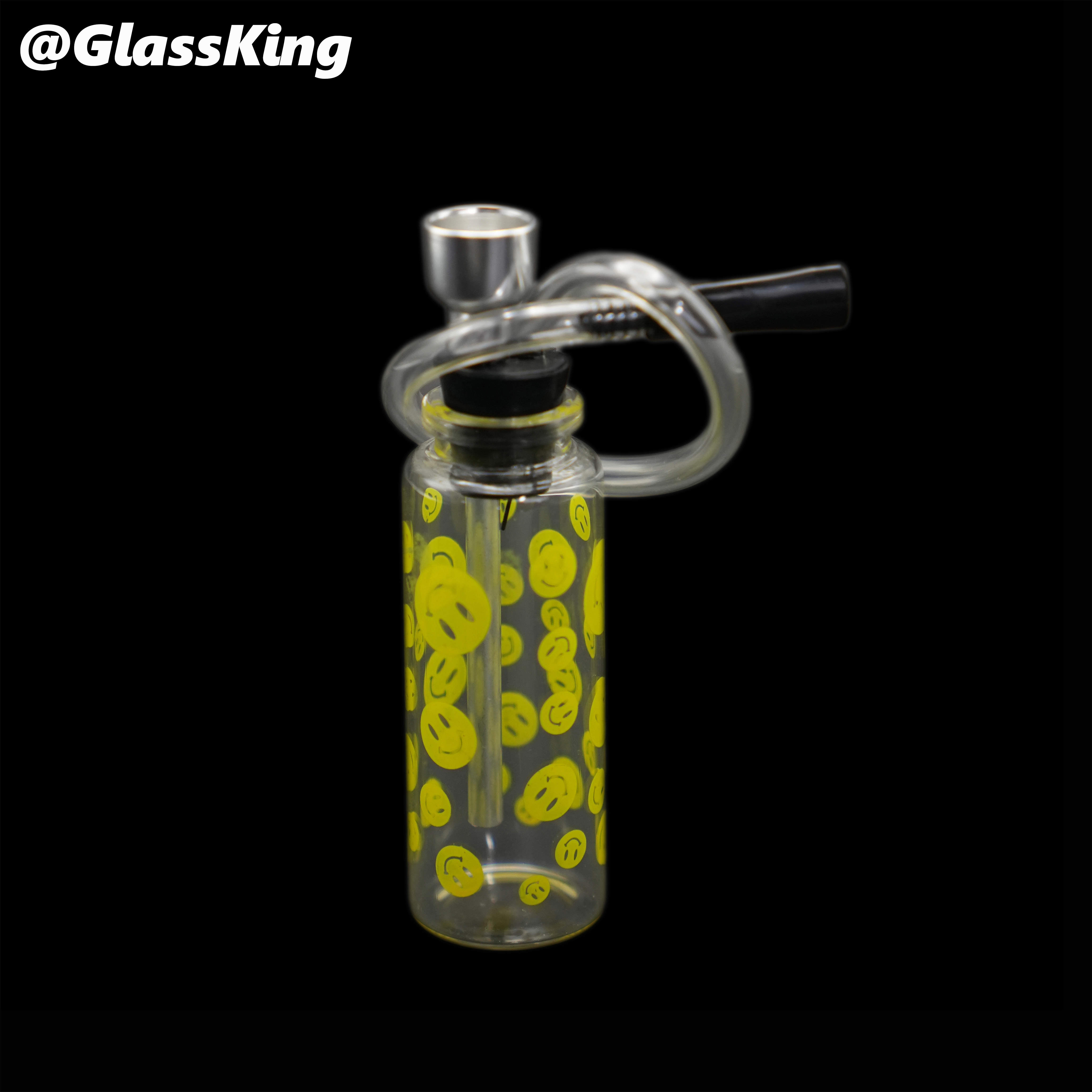 GlassKing Smiley Face Water Pipe 043