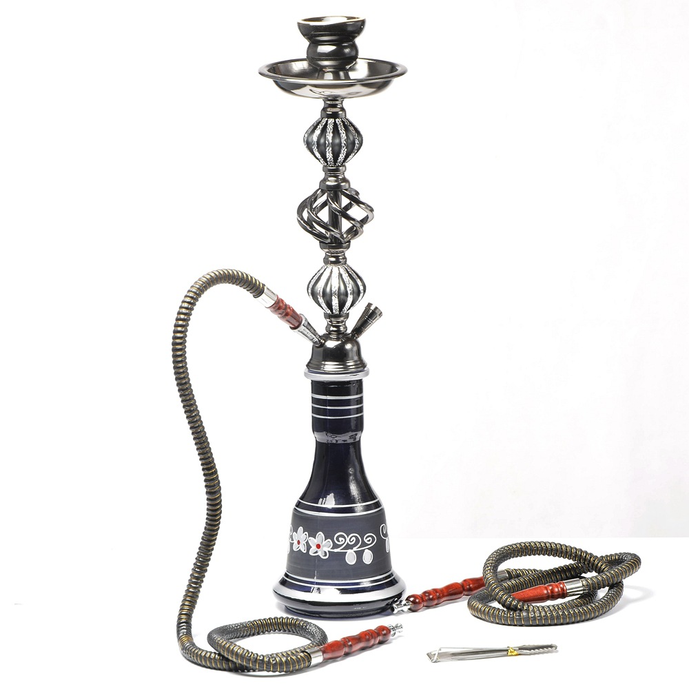 GlassKing Large threaded double-tube glass hookah