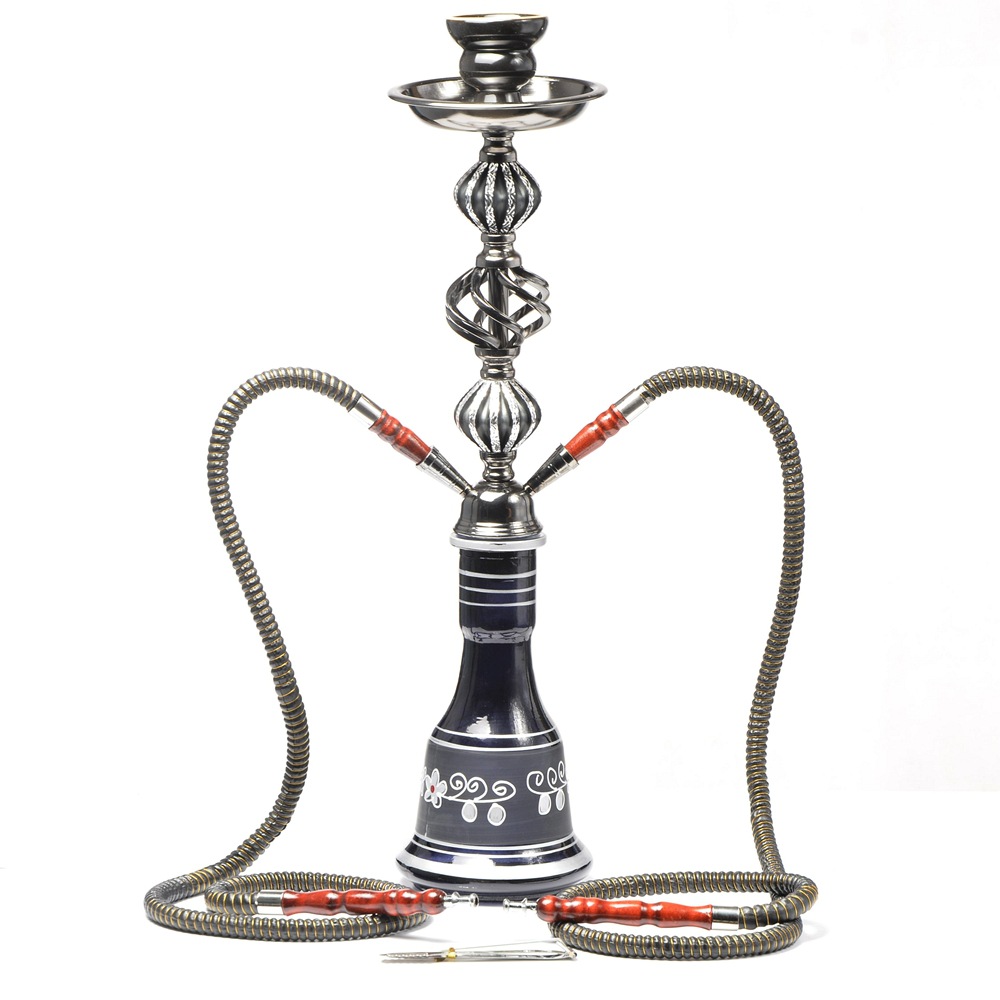 GlassKing Large threaded double-tube glass hookah
