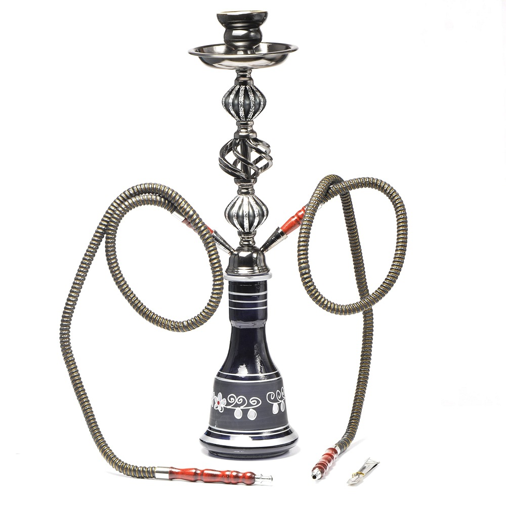 GlassKing Large threaded double-tube glass hookah