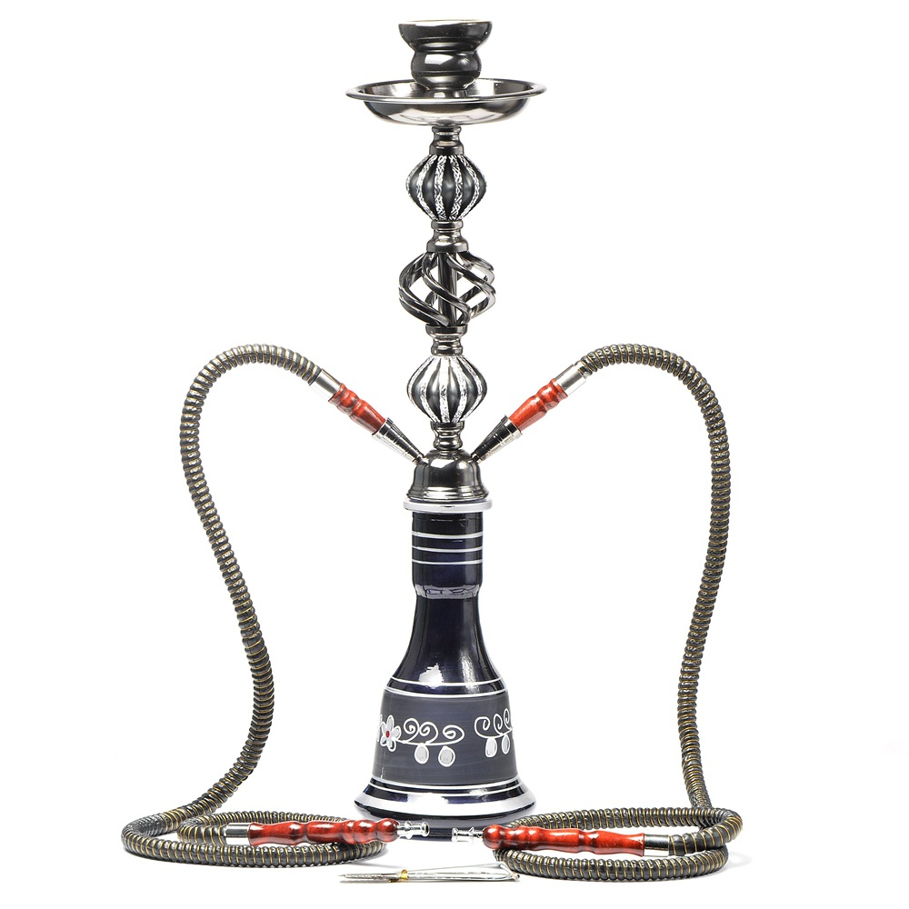 GlassKing Large threaded double-tube glass hookah
