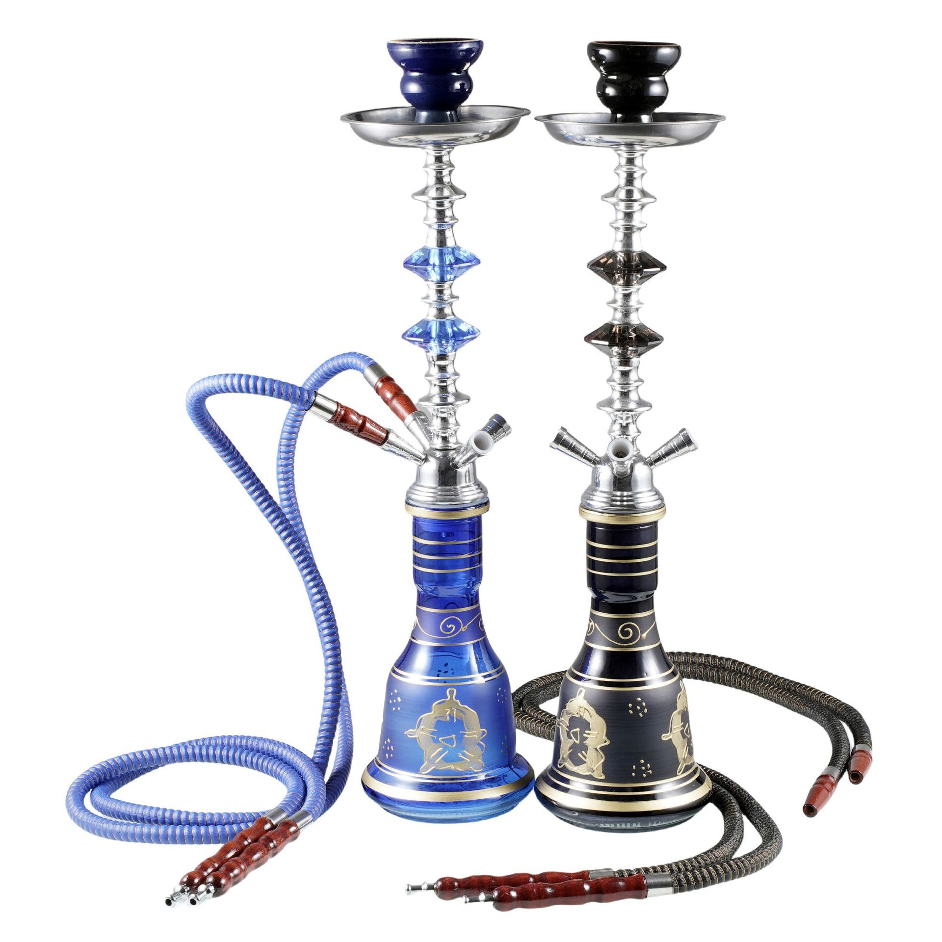 GlassKing Arabic style four-pipe hookah