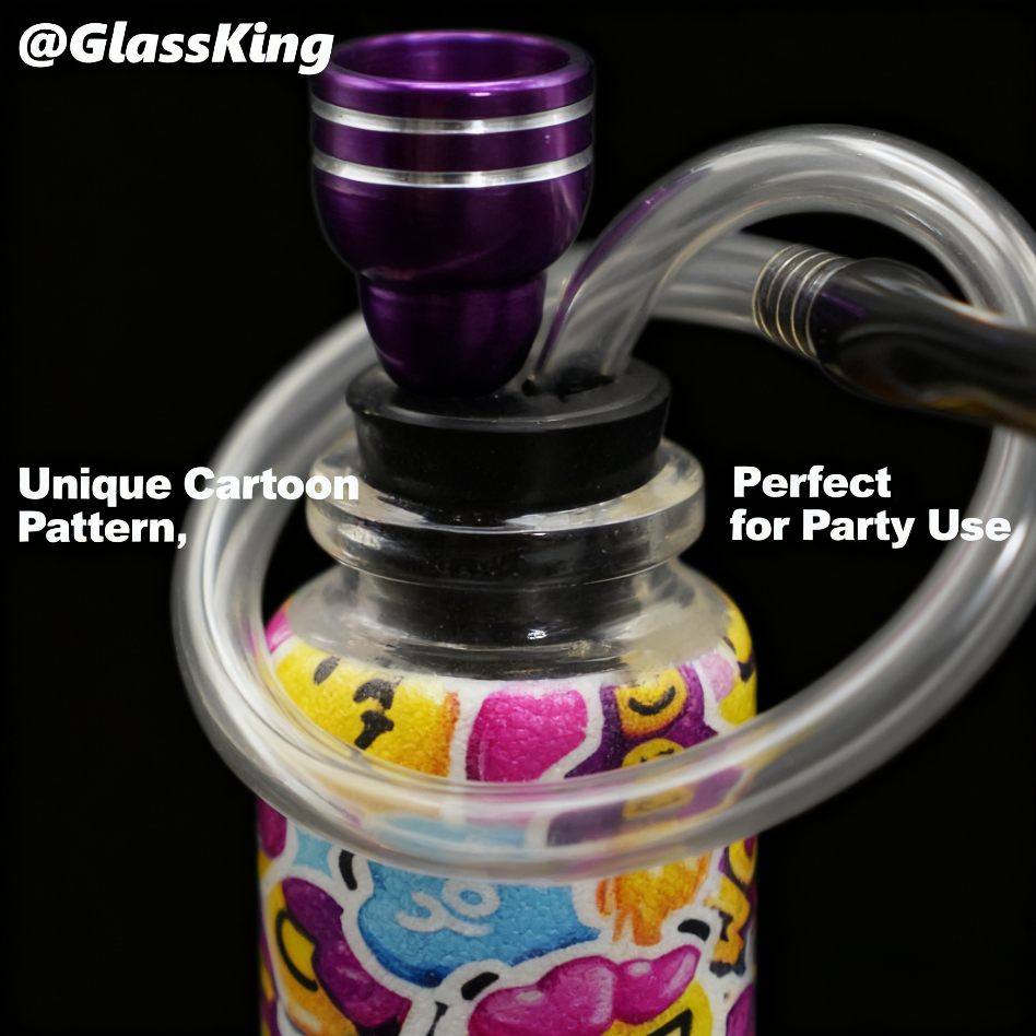GlassKing Emoticon Hookah, Share a Fun Moment