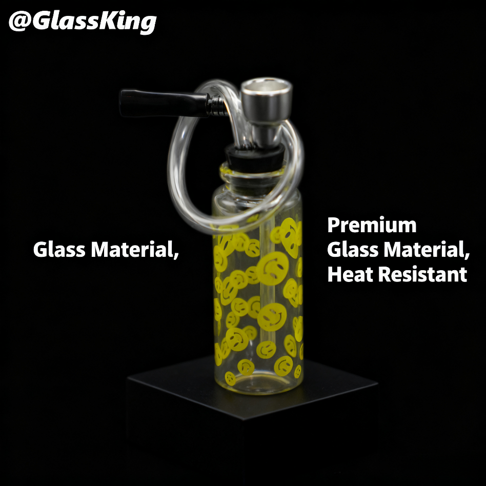 GlassKing Smiley Face Water Pipe 043