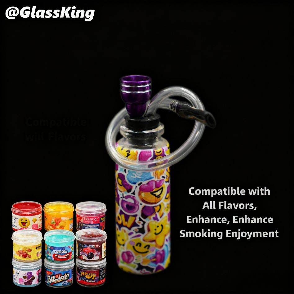 GlassKing Emoticon Hookah, Share a Fun Moment