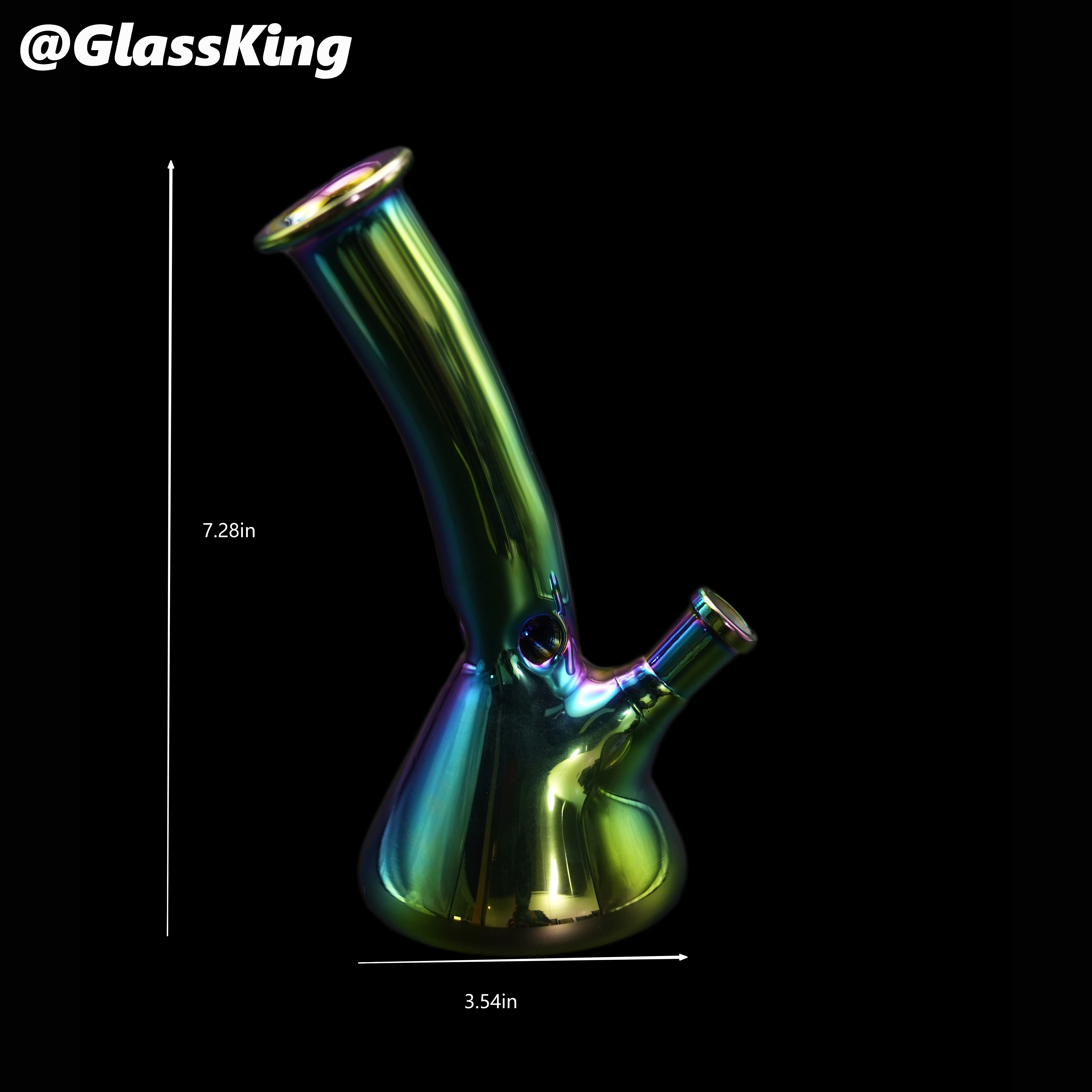 GlassKing Iridescent Water Pipe 032