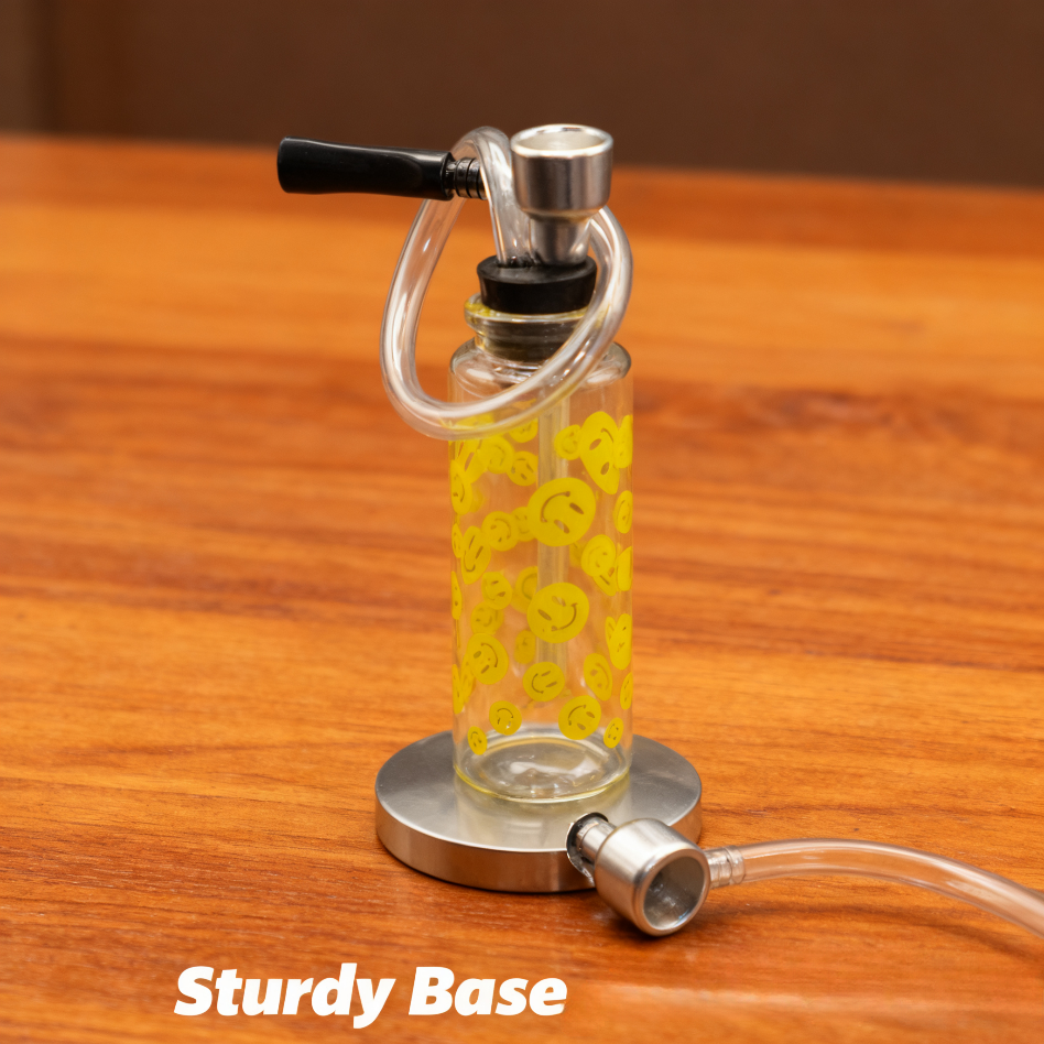 GlassKing Smiley Face Water Pipe 043