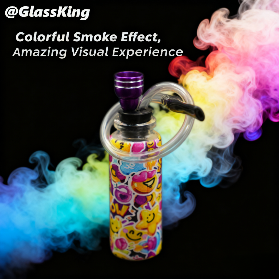 GlassKing Emoticon Hookah, Share a Fun Moment