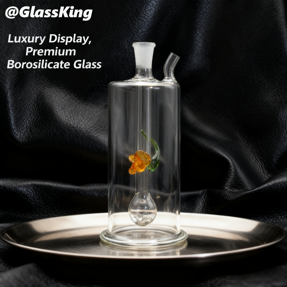 GlassKing Floral Percolator Water Pipe 007