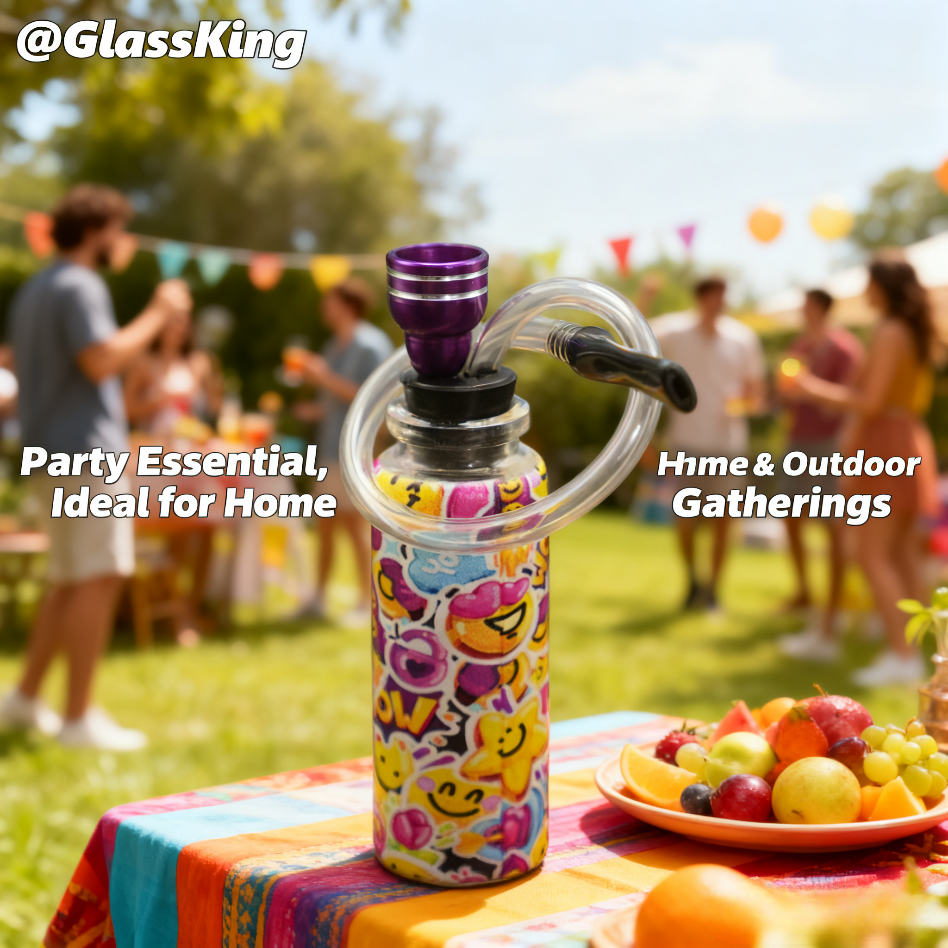 GlassKing Emoticon Hookah, Share a Fun Moment