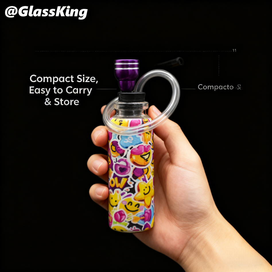 GlassKing Emoticon Hookah, Share a Fun Moment