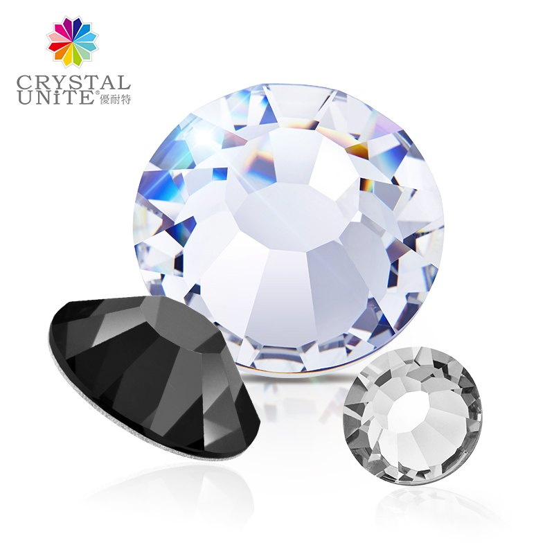 U2028 Hotfix Rhinestone - Black & White