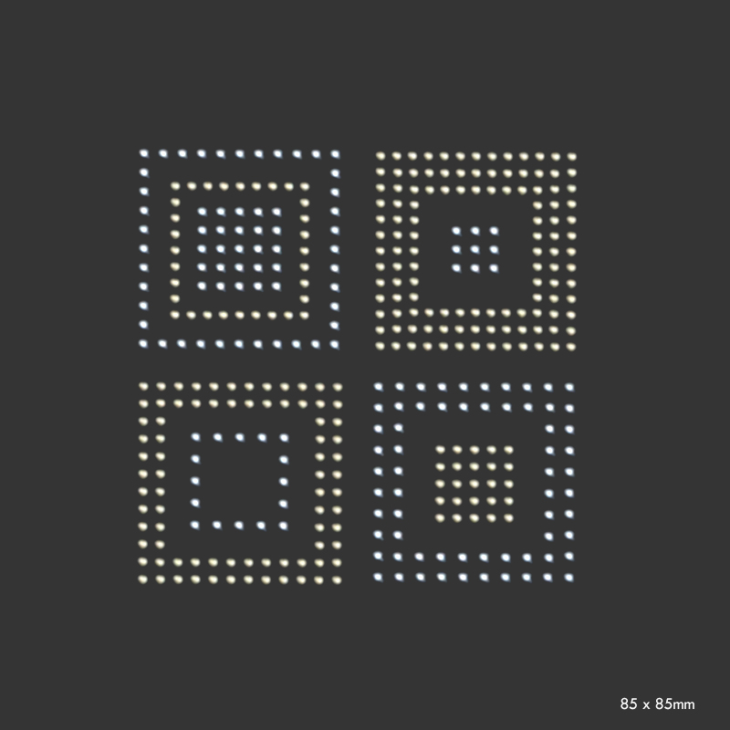 Rhinestone Decals for Clothing - Case A