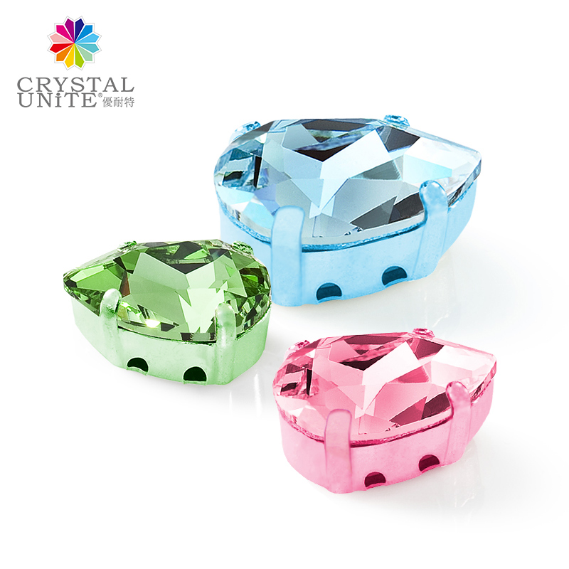 Rhinestones with Metal Settings Art.U4320FS - neon color