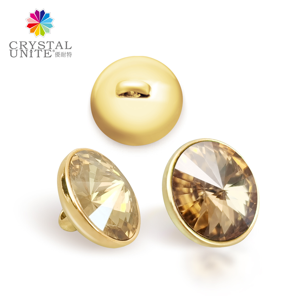 UB1122 Crystal Buttons - view 2