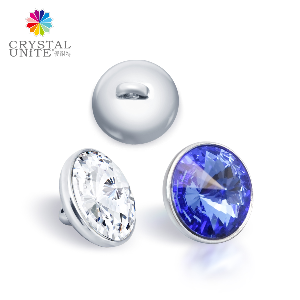 UB1122 Crystal Buttons - view 1