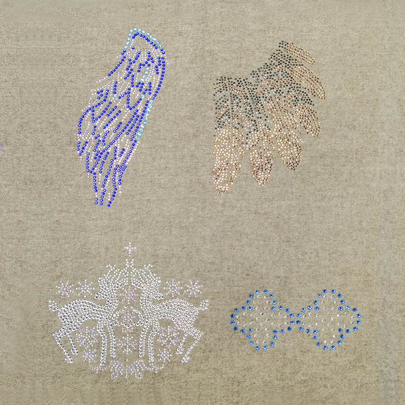 Rhinestone Heat Transfer Solutions for Sweaters - Case B