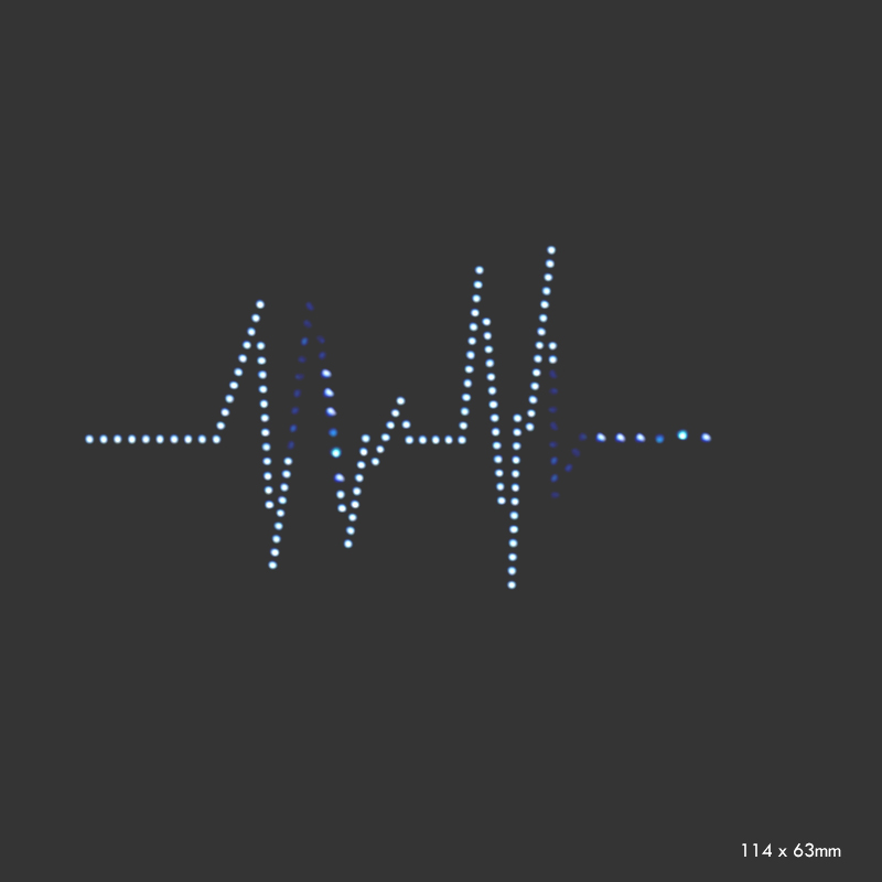 Iron on rhinestone transfers - Case A