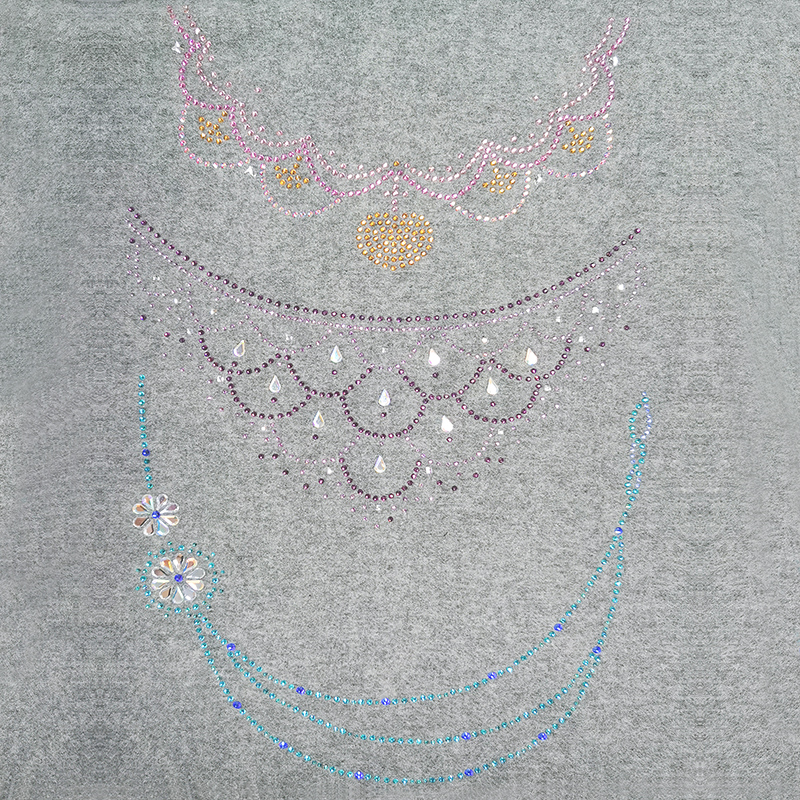 Rhinestone Transfer Solution for Sweater - Case A