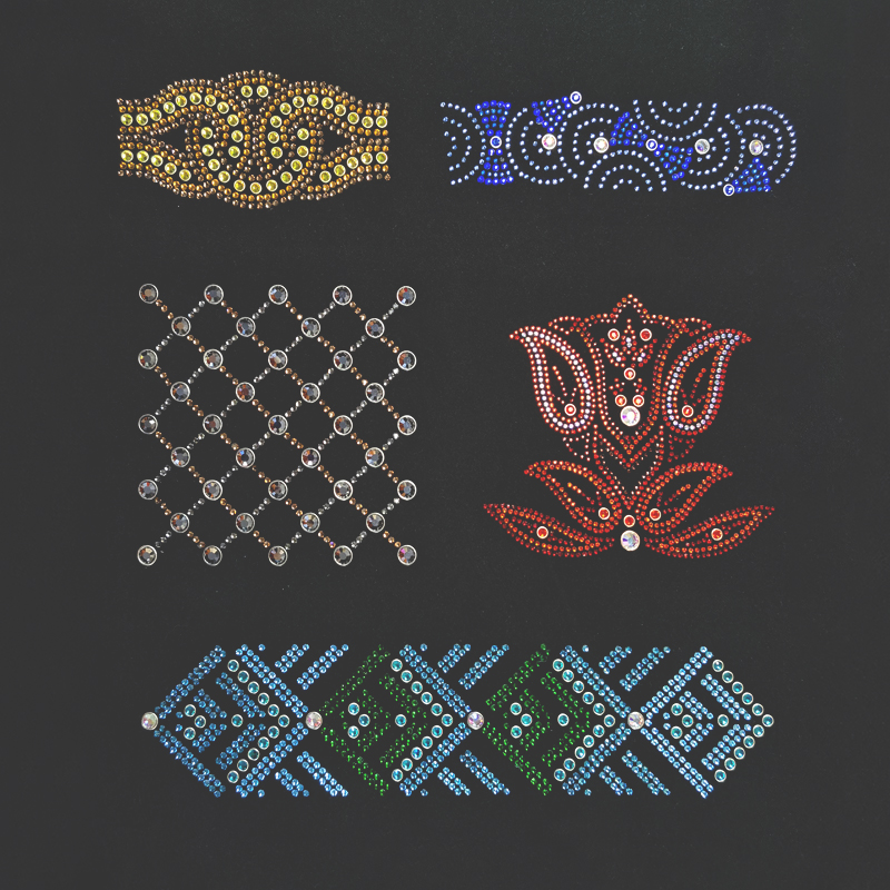 Custom rimmed rhinestone transfer Solution for B2B