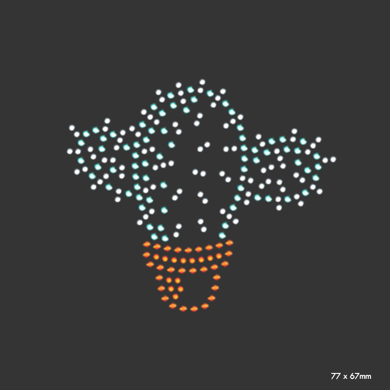 Custom Hotfix Rhinestone Transfer Sheets - Case A