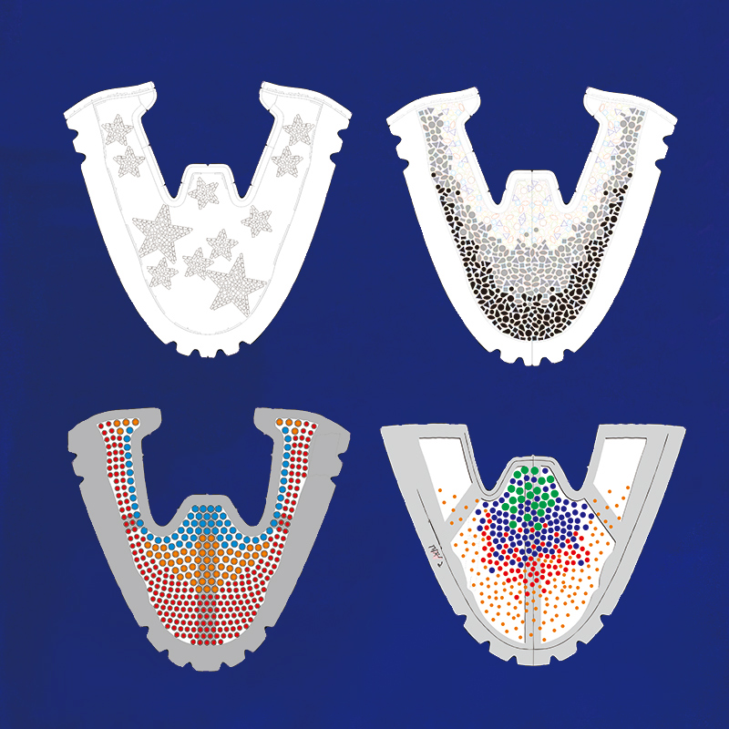 Rhinestone Pattern Solutions - for Sneakers